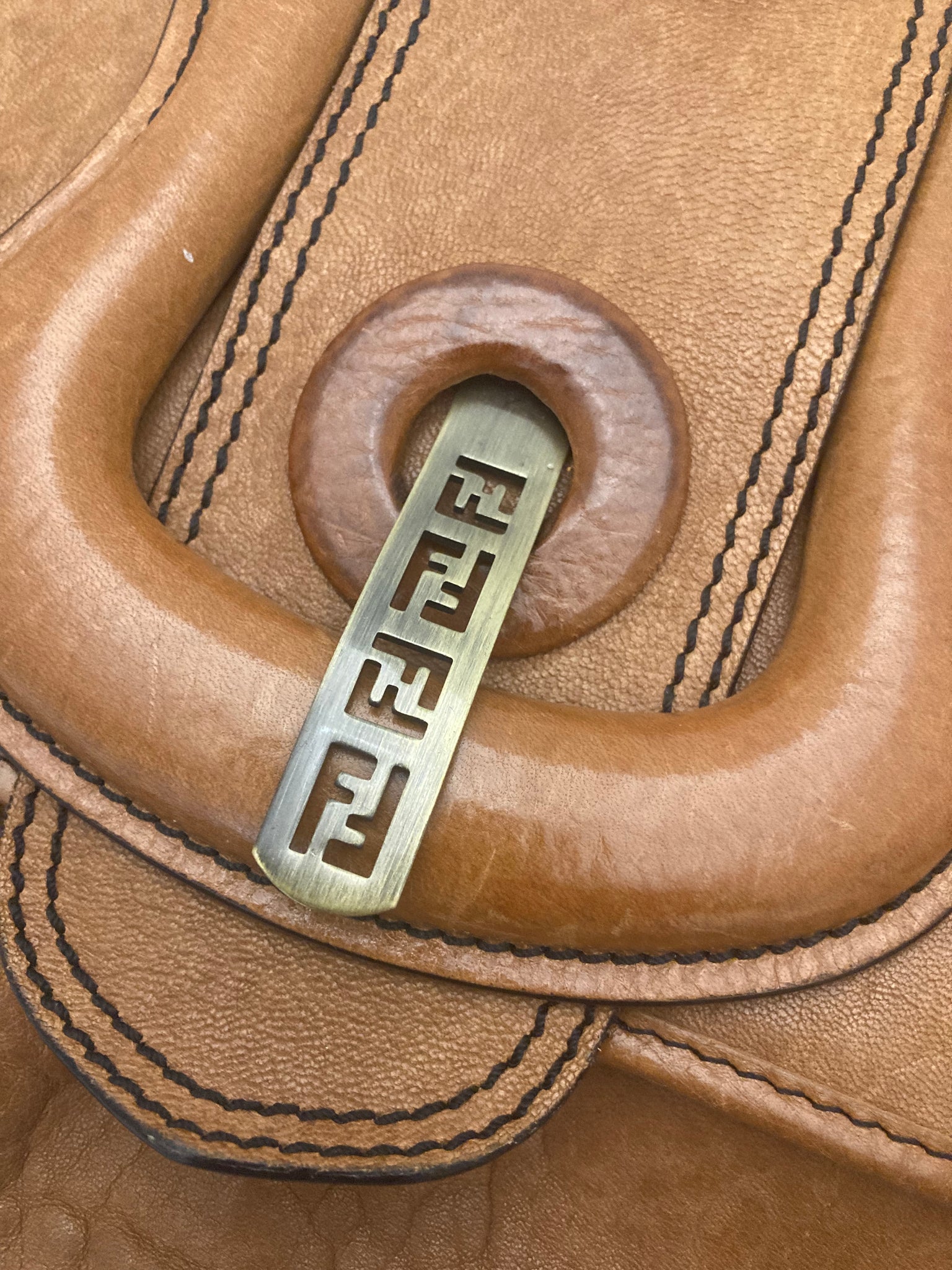 Leather B Bag