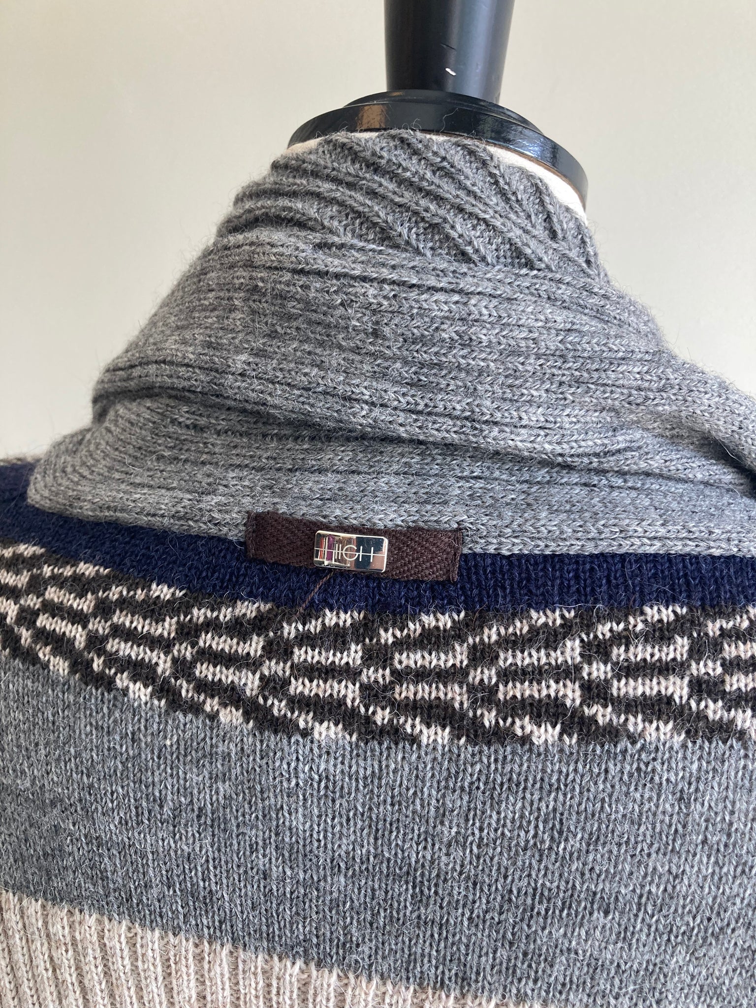Striped Wrap Around Knit