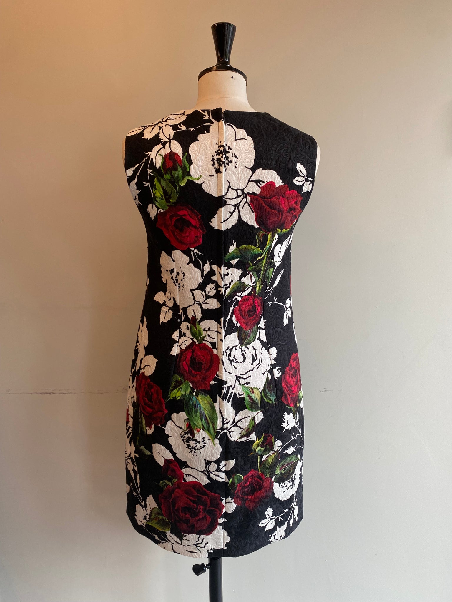 Embossed Floral Dress