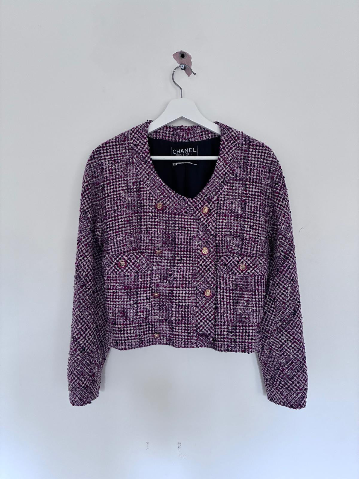 Vintage Boutique Tweed Skirt Suit