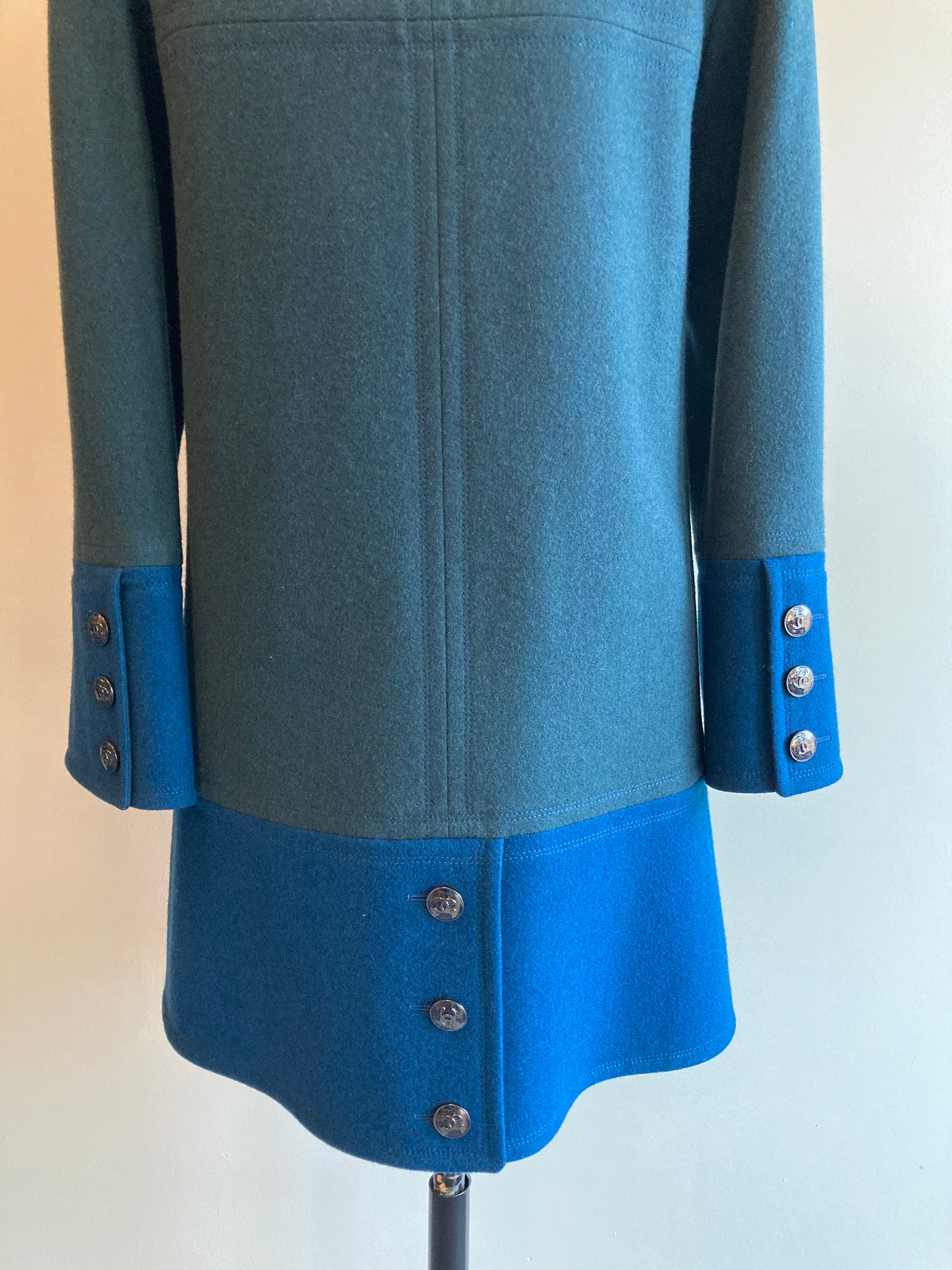 Vintage Boiled Wool Coat