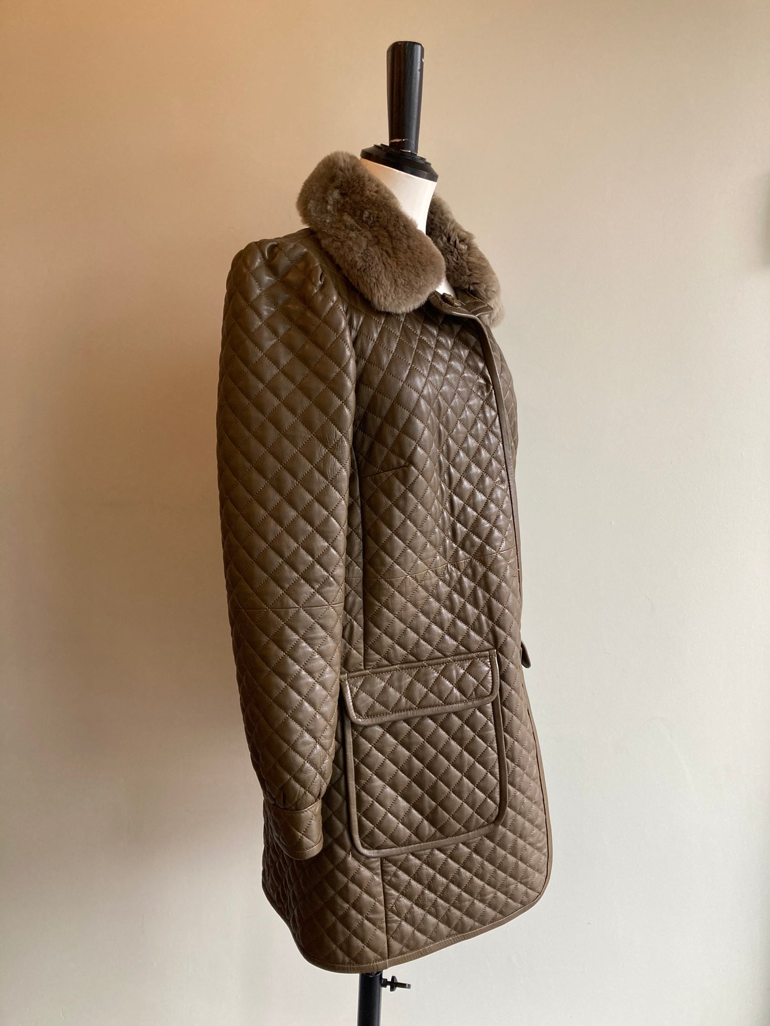 Quilted Leather Jacket