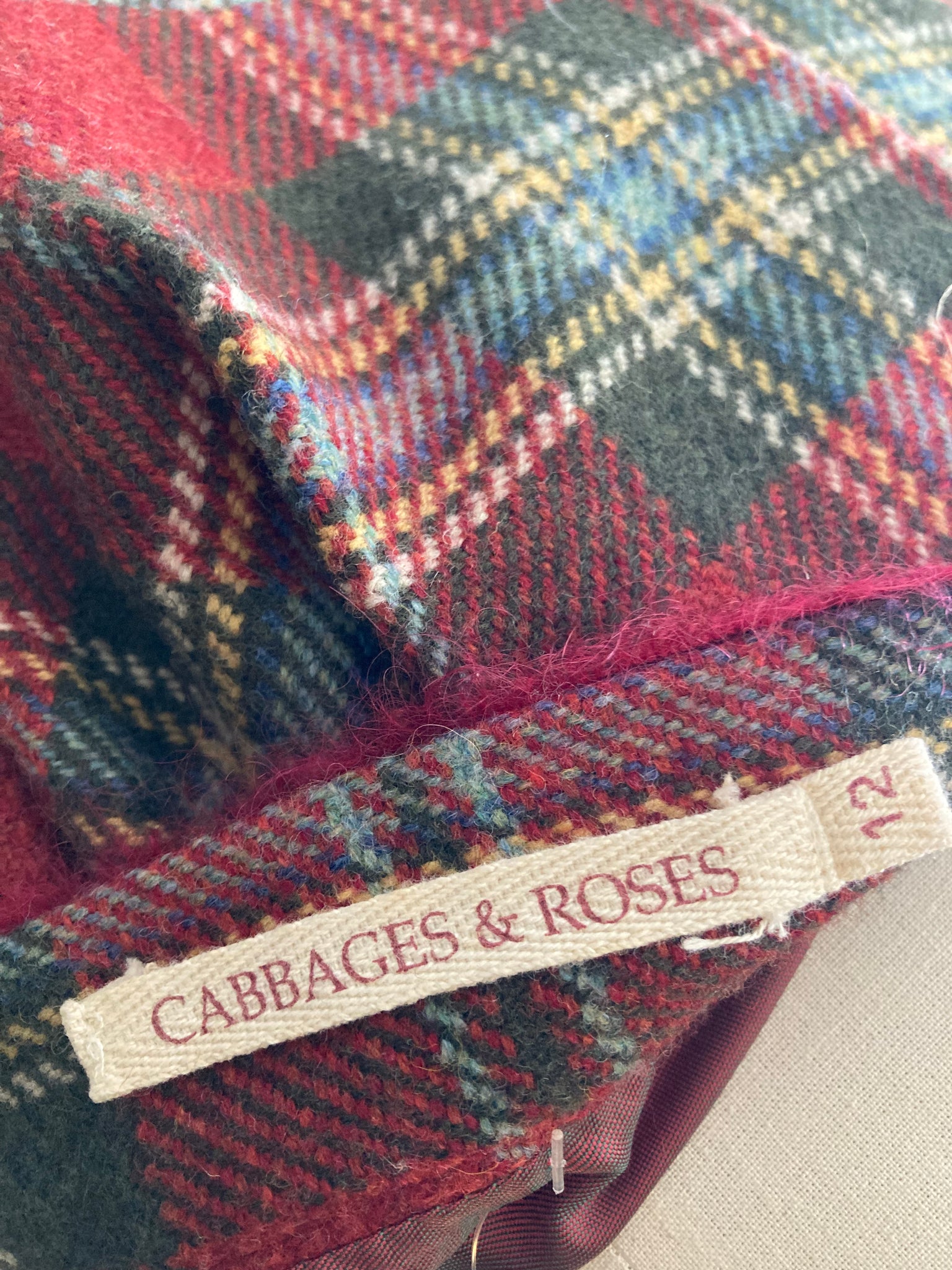 Wool Mini Skirt