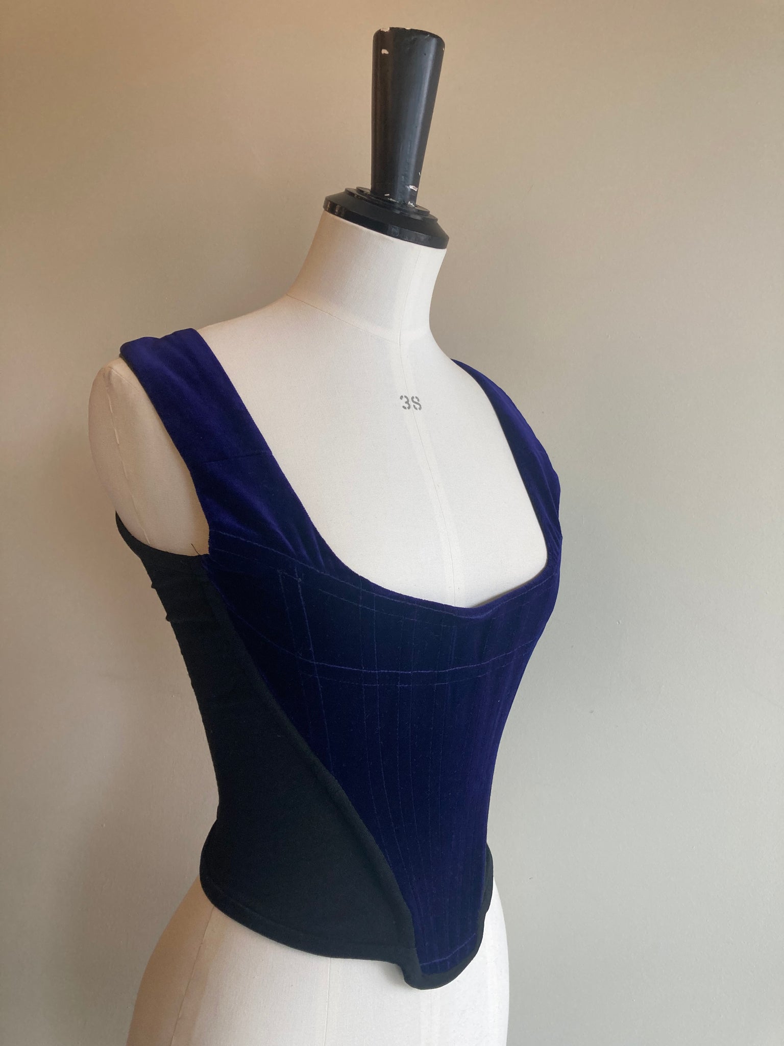 Vintage Velvet Corset