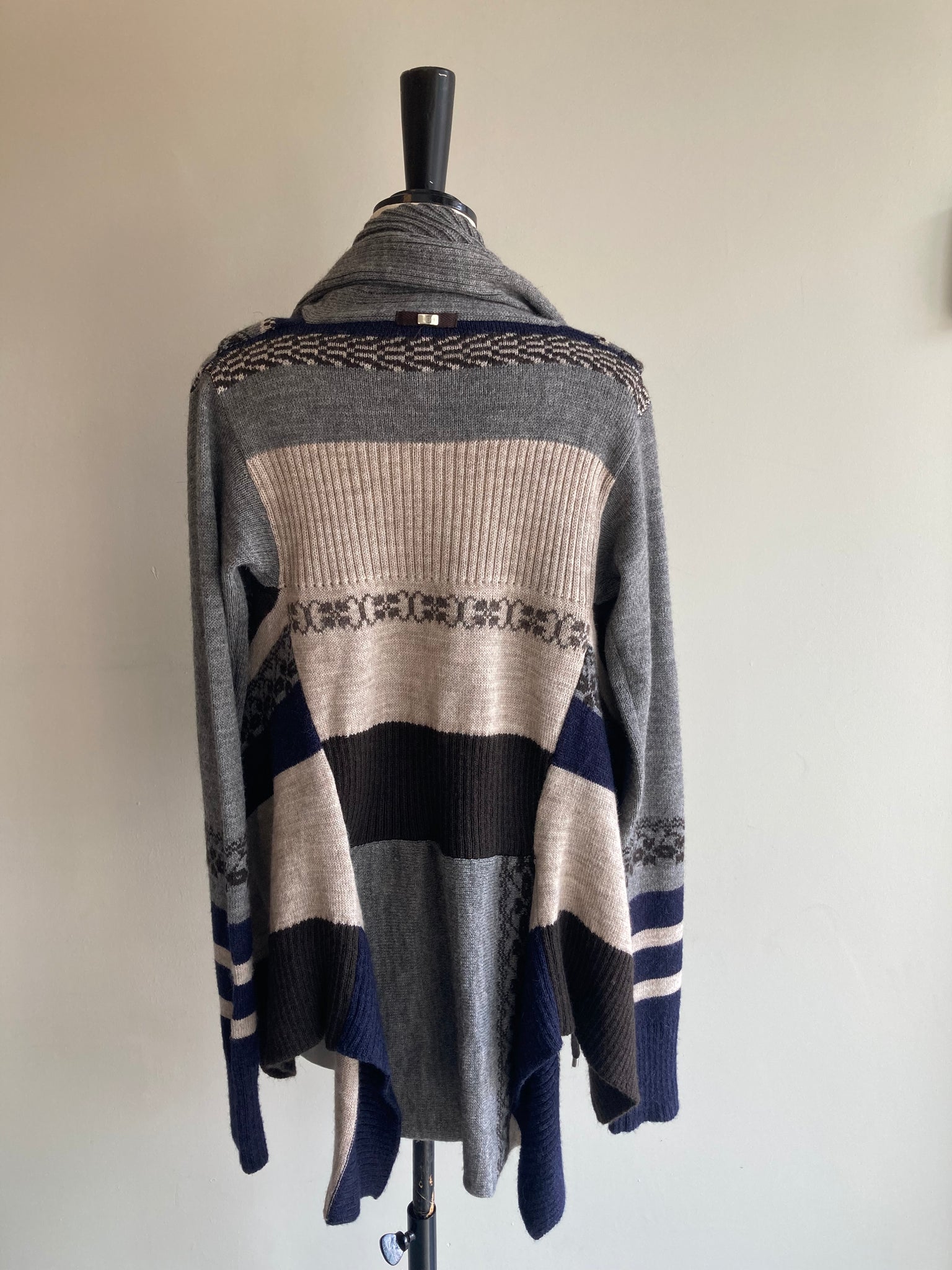 Striped Wrap Around Knit
