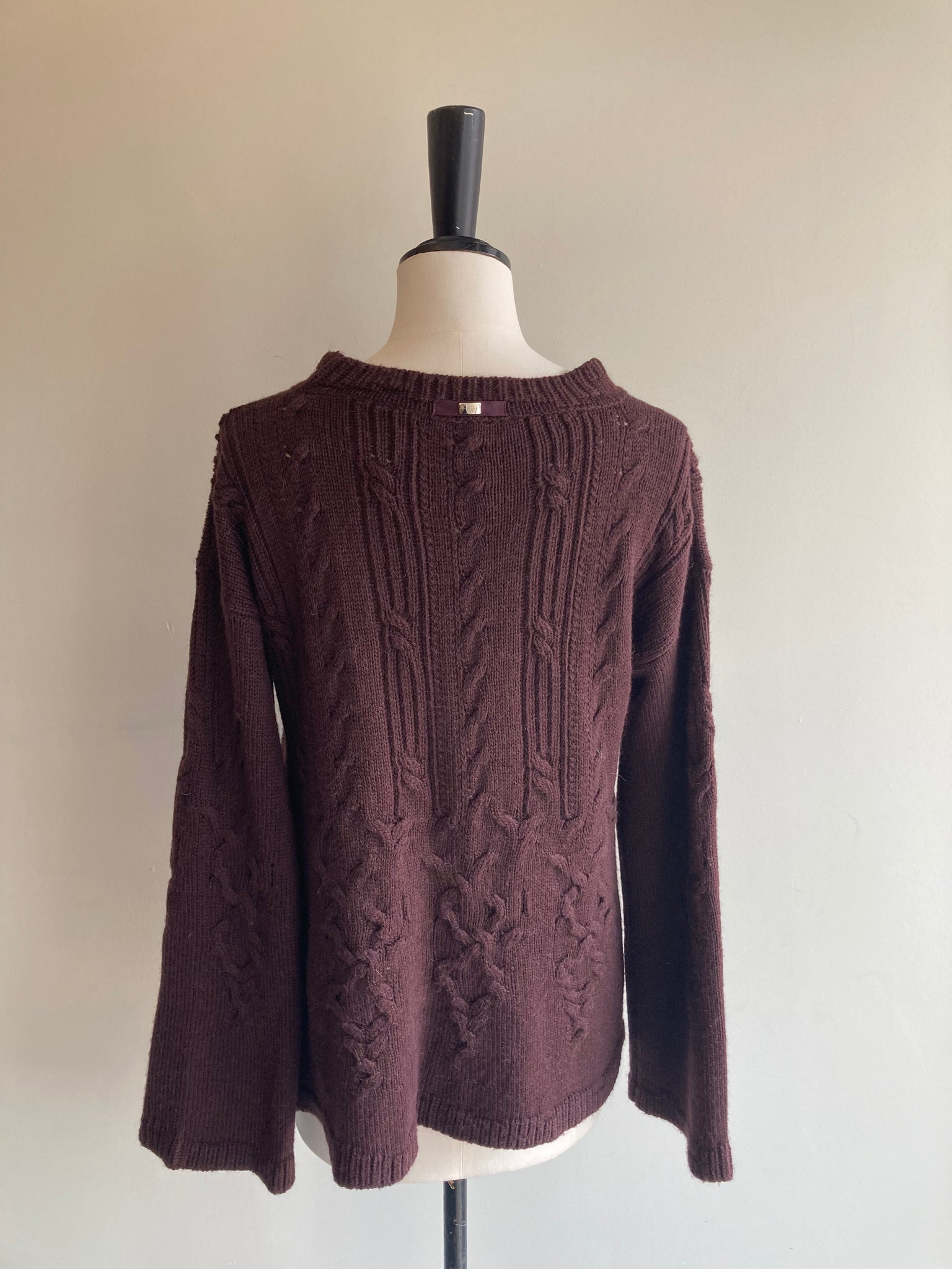 Wool Cable Knit Sweater