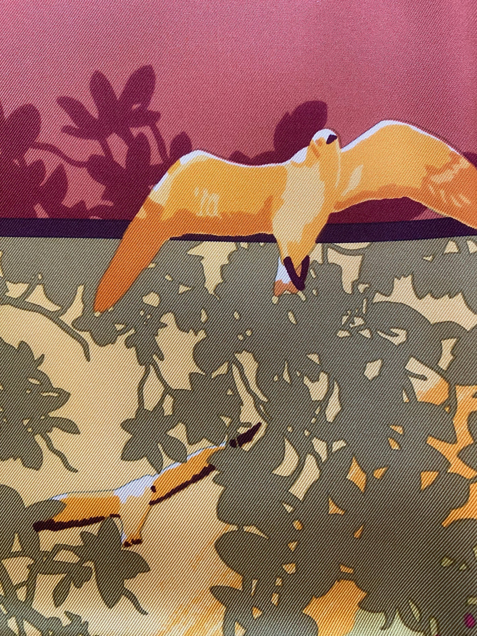 Marche Flottant du Lac Inle Silk Scarf