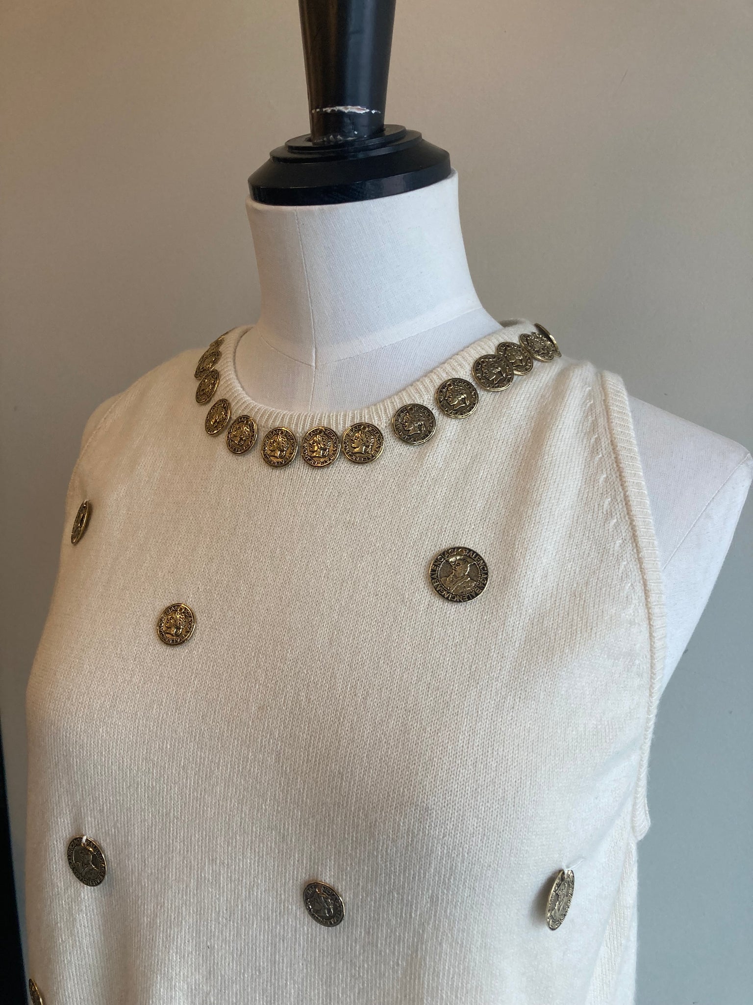 Cashmere Coin Top