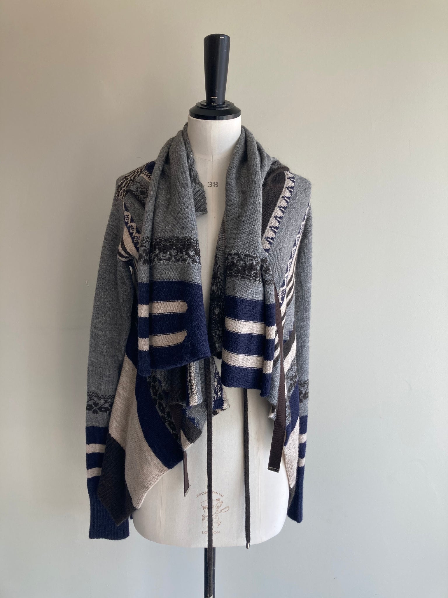 Striped Wrap Around Knit