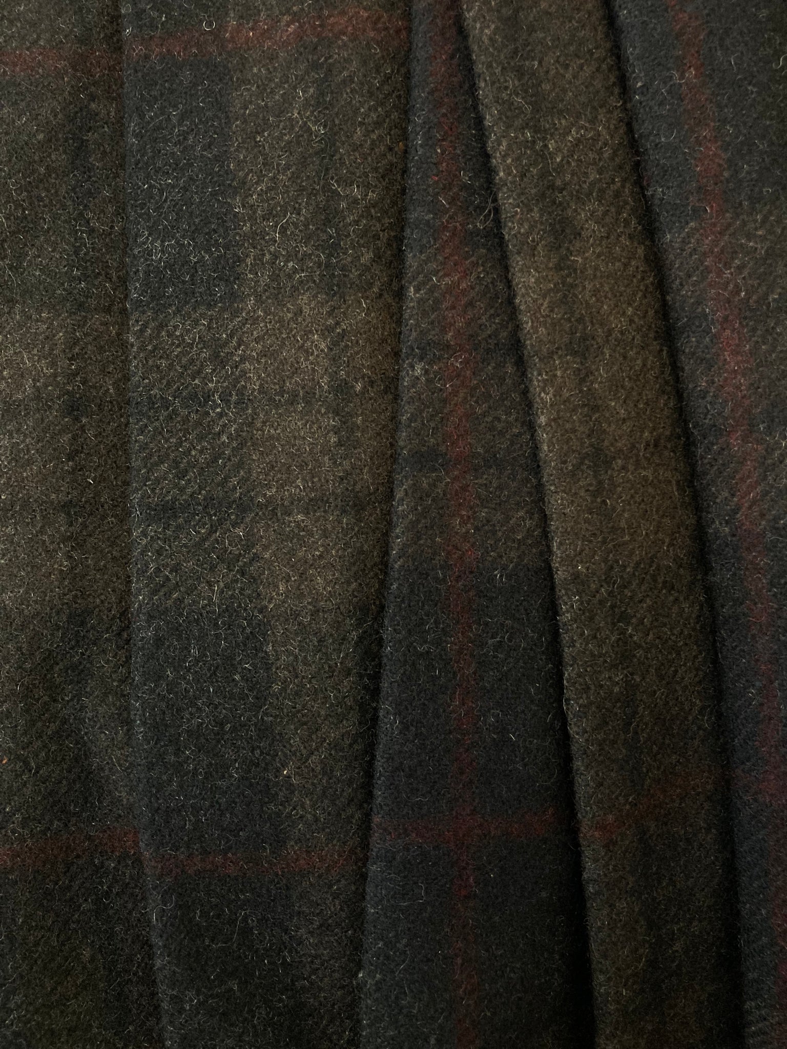 Pleated Wool Skirt