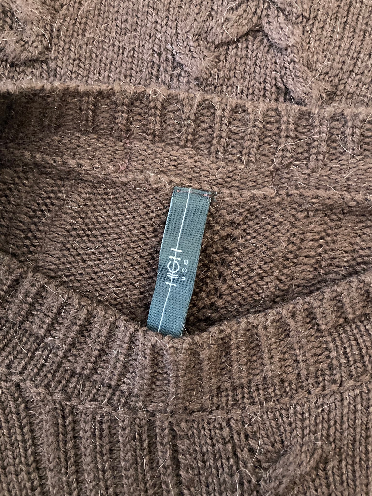 Wool Cable Knit Sweater