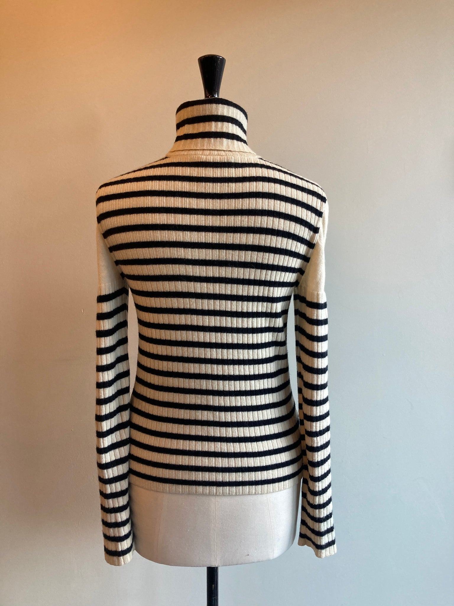 Striped Polo Neck