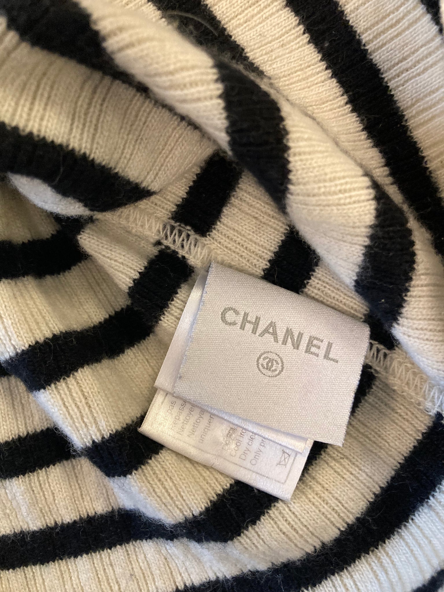 Striped Polo Neck