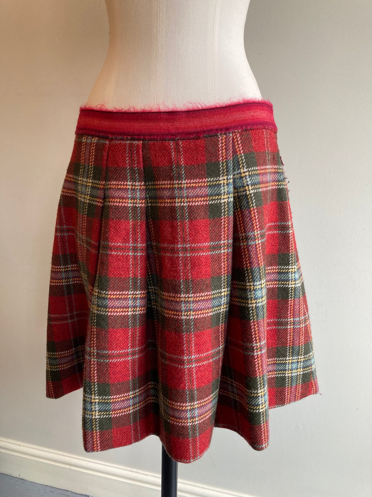 Wool Mini Skirt