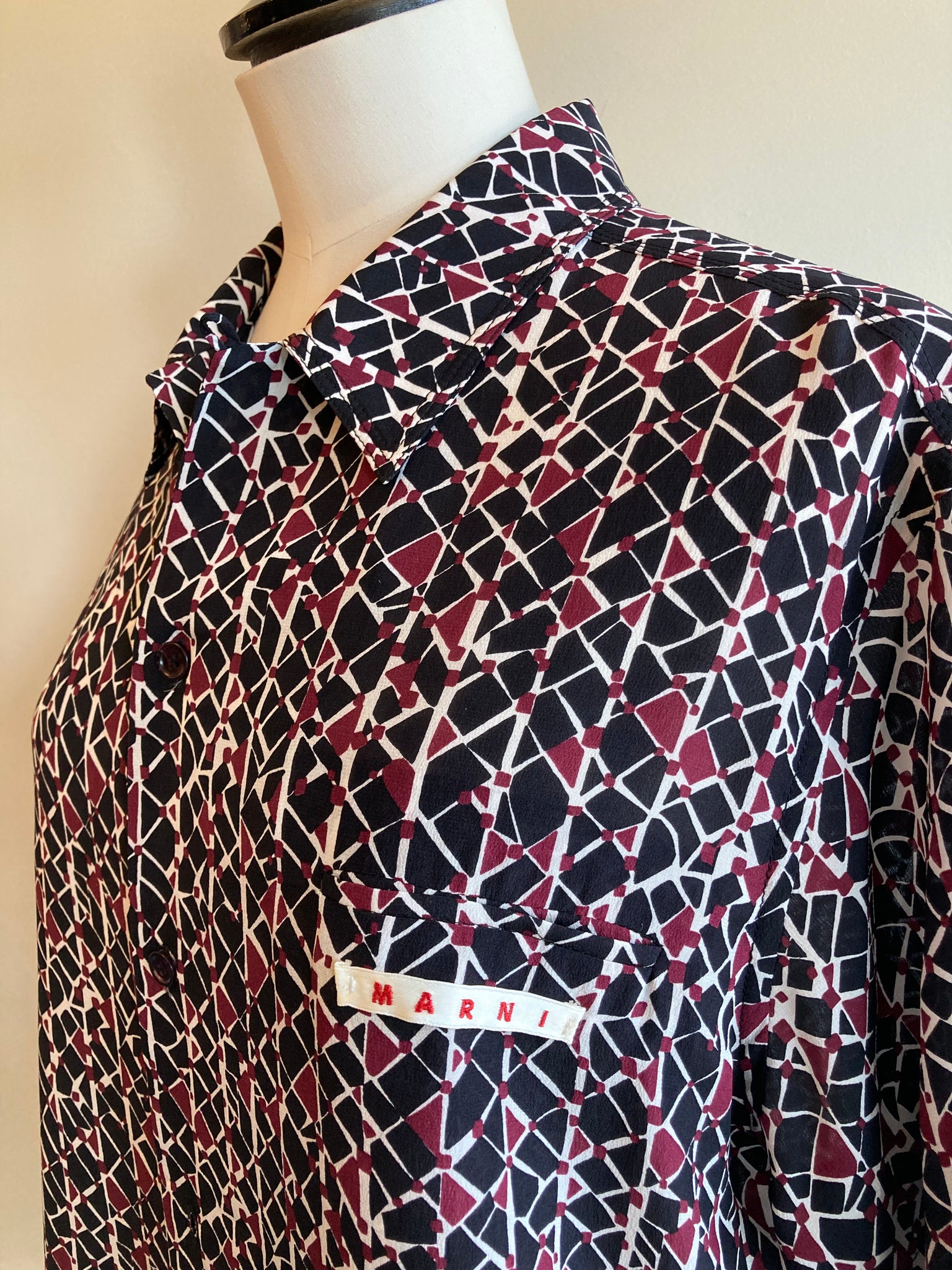 Silk Patterned Shirt