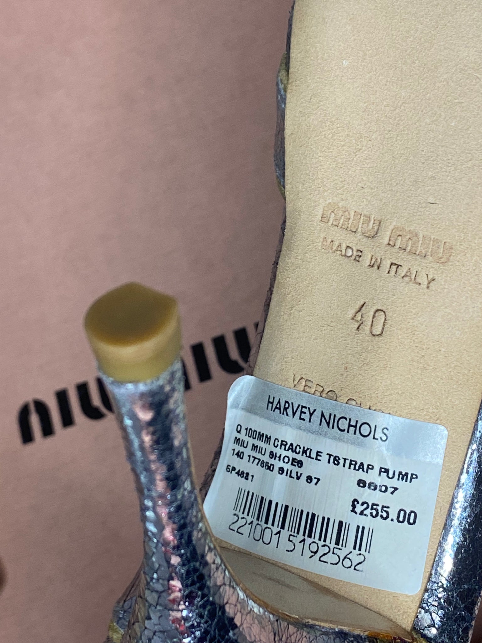 'Deco`'Crackle Glitter Heels