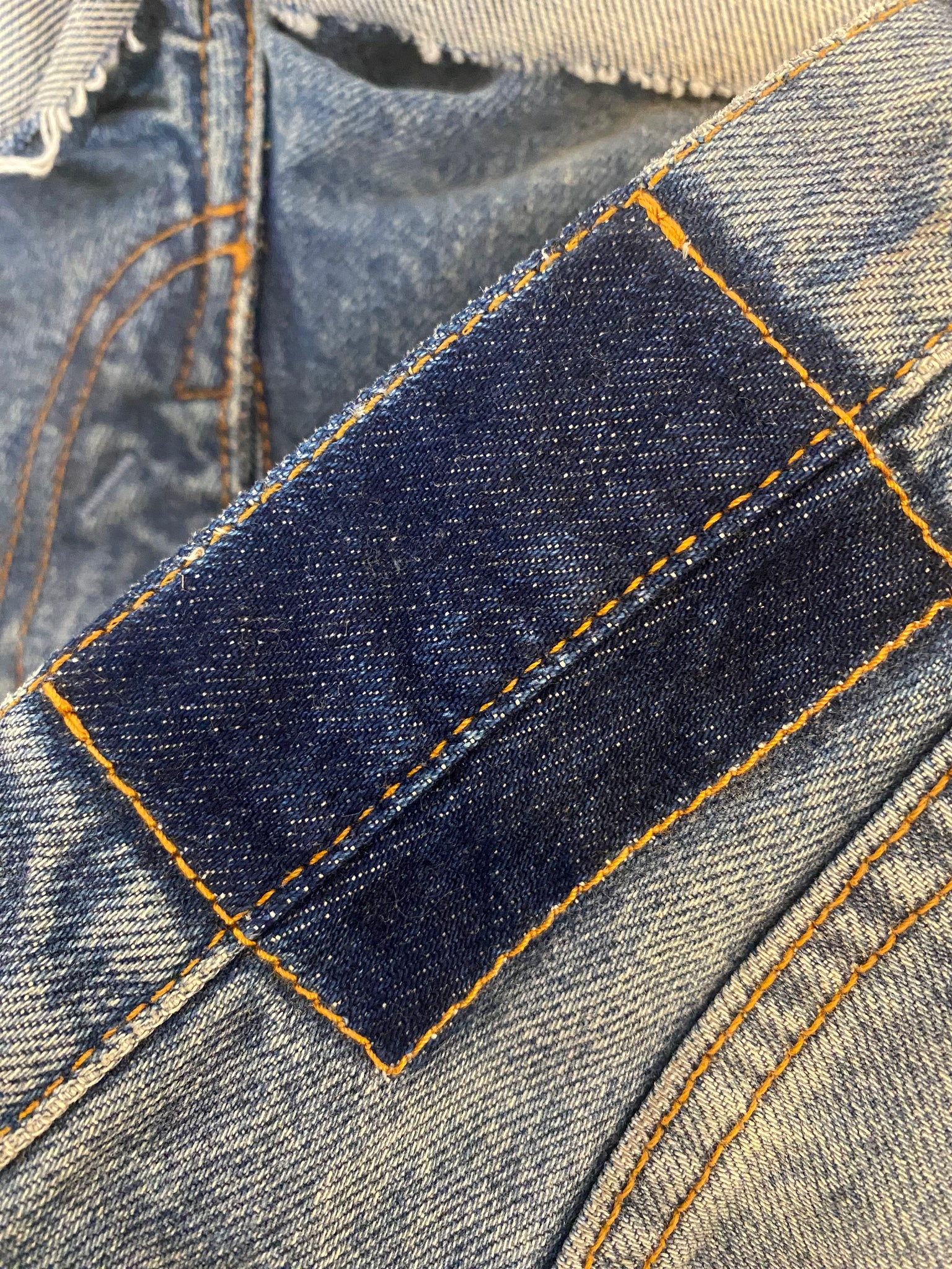 Distressed Denim Shorts