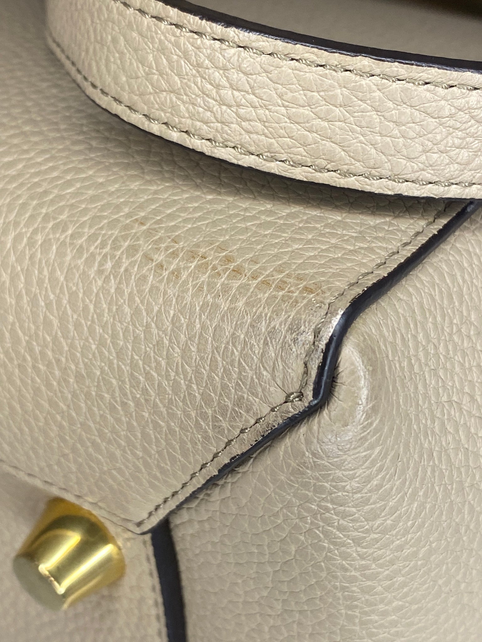 Drummed Calfskin Belt Bag