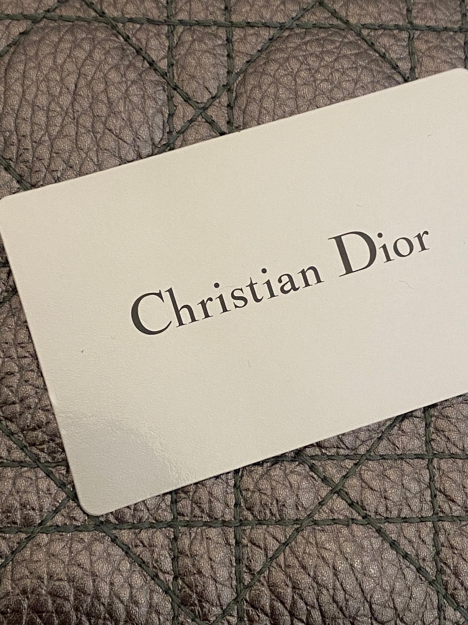 Lady Dior Crossbody Wallet