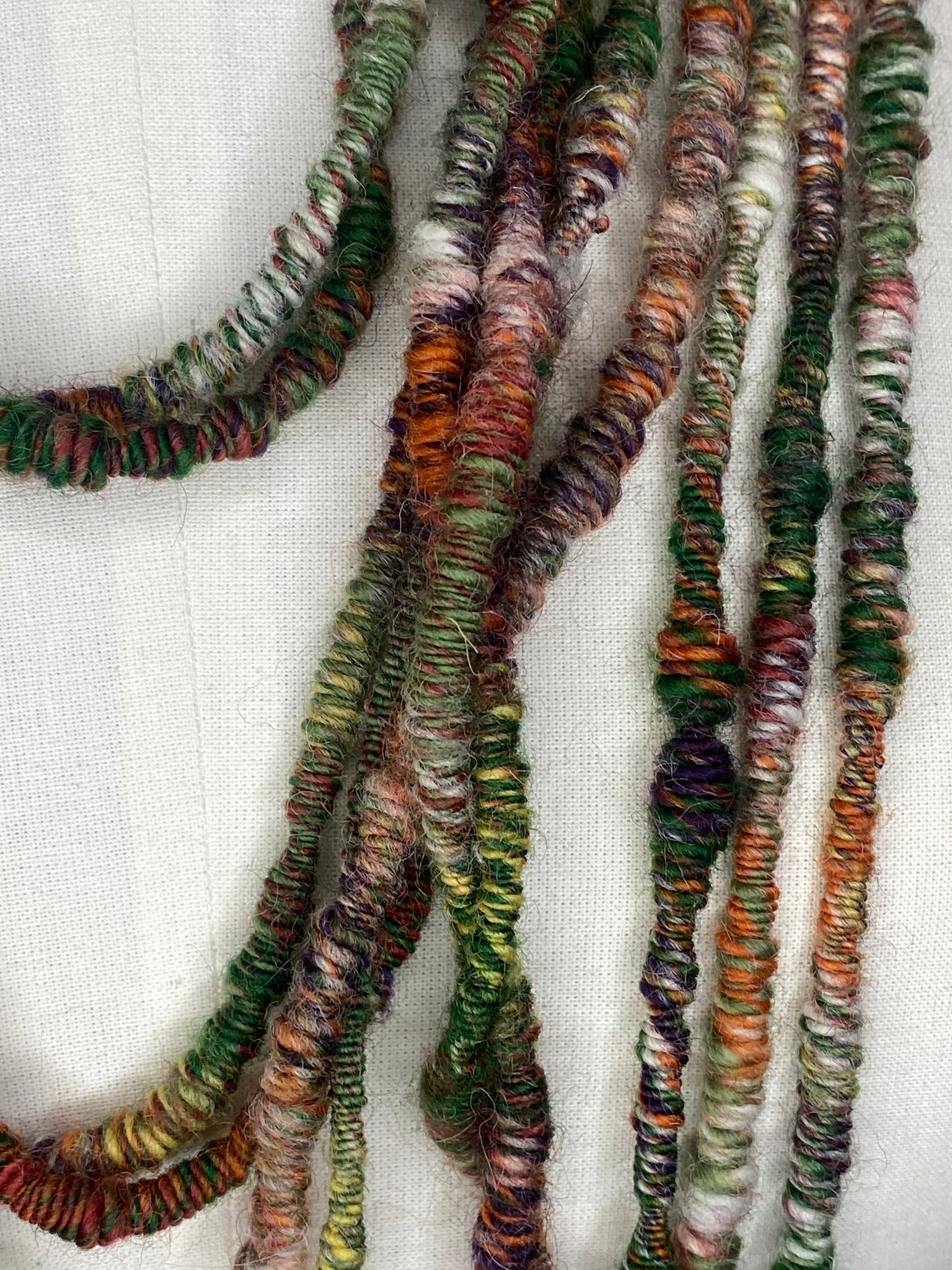 Hand Spun Super Coil Yarns