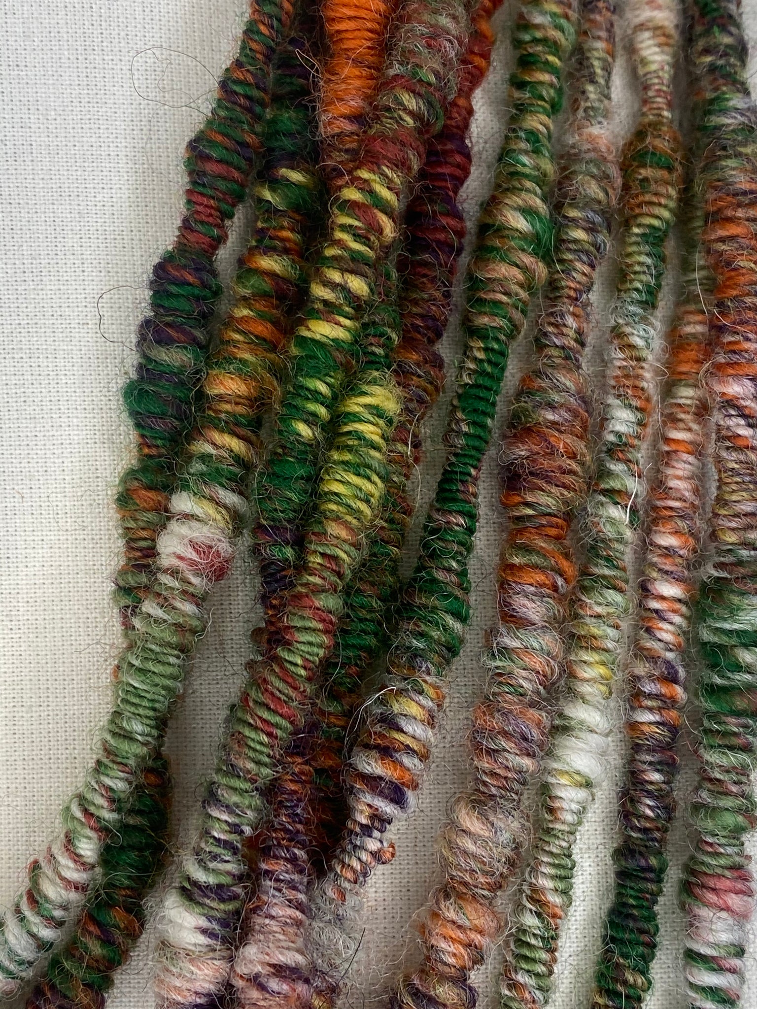 Hand Spun Super Coil Yarns