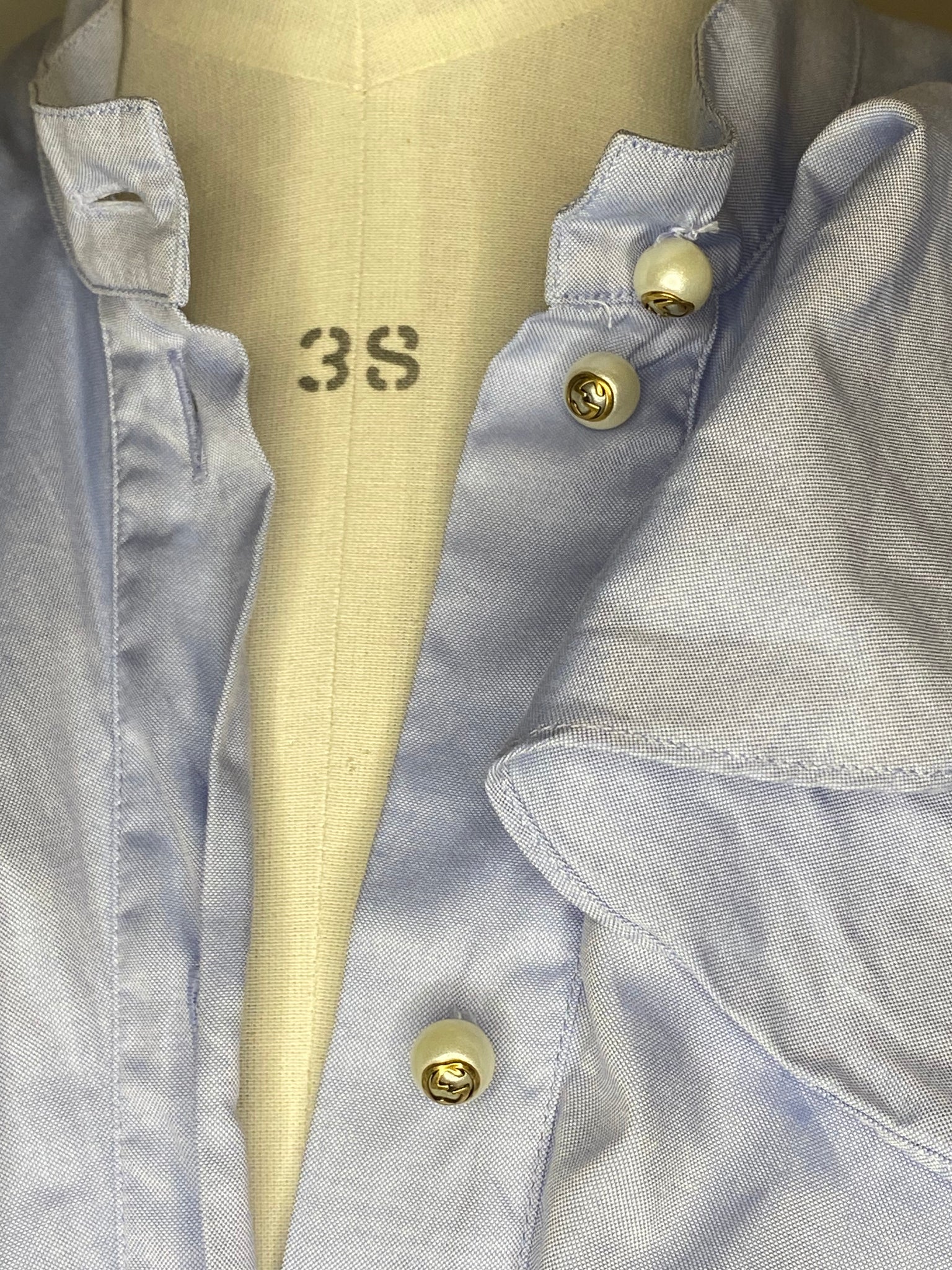Cotton Blouse With Rose Detail