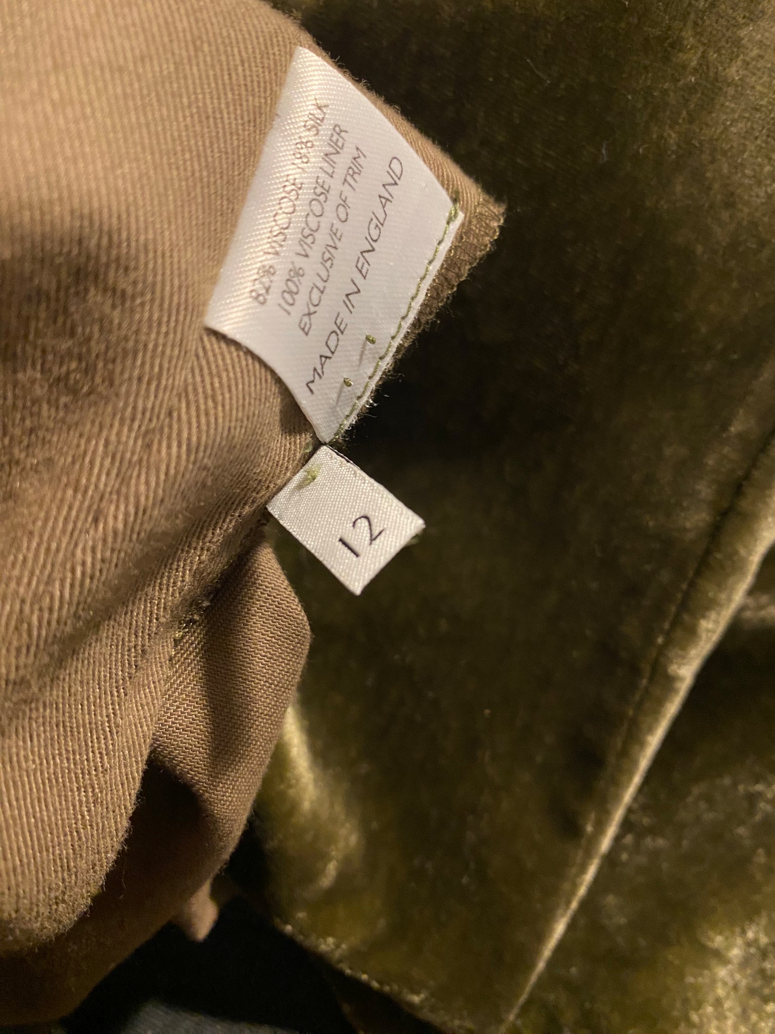 Velvet Military Jacket