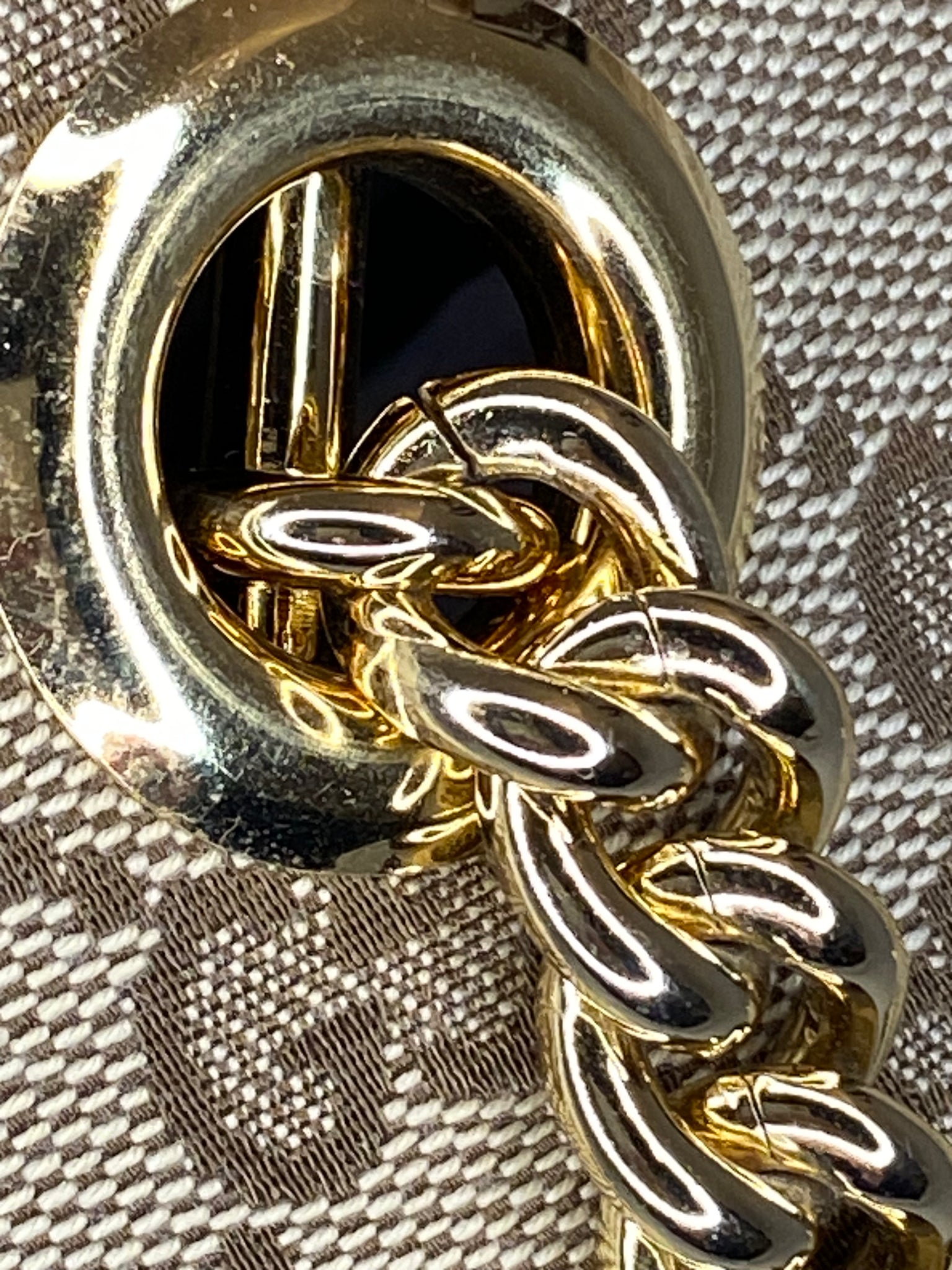 GG Canvas Horsebit 1955 Large Tote Bag