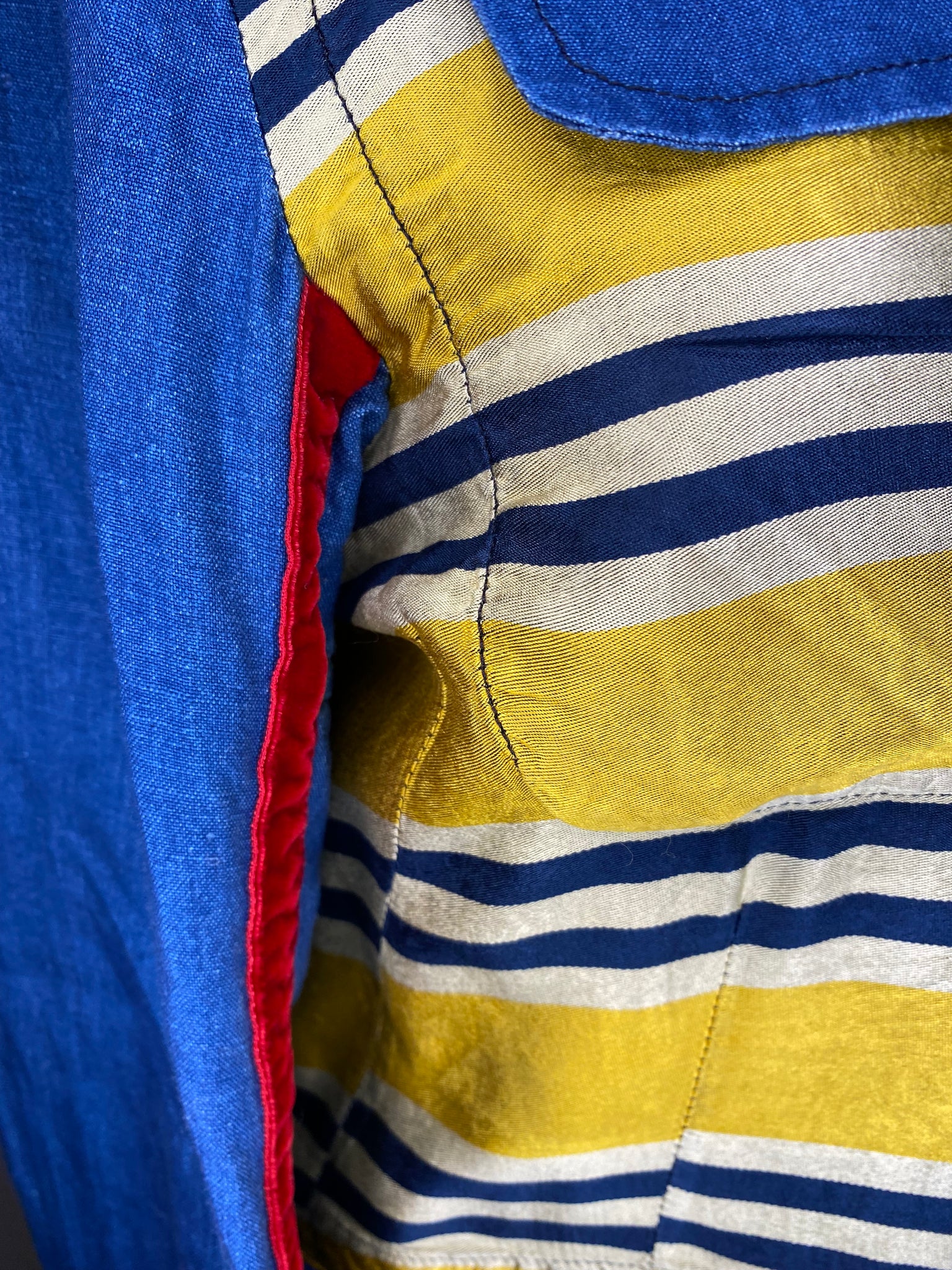 Vintage Silk and Linen Trouser Suit