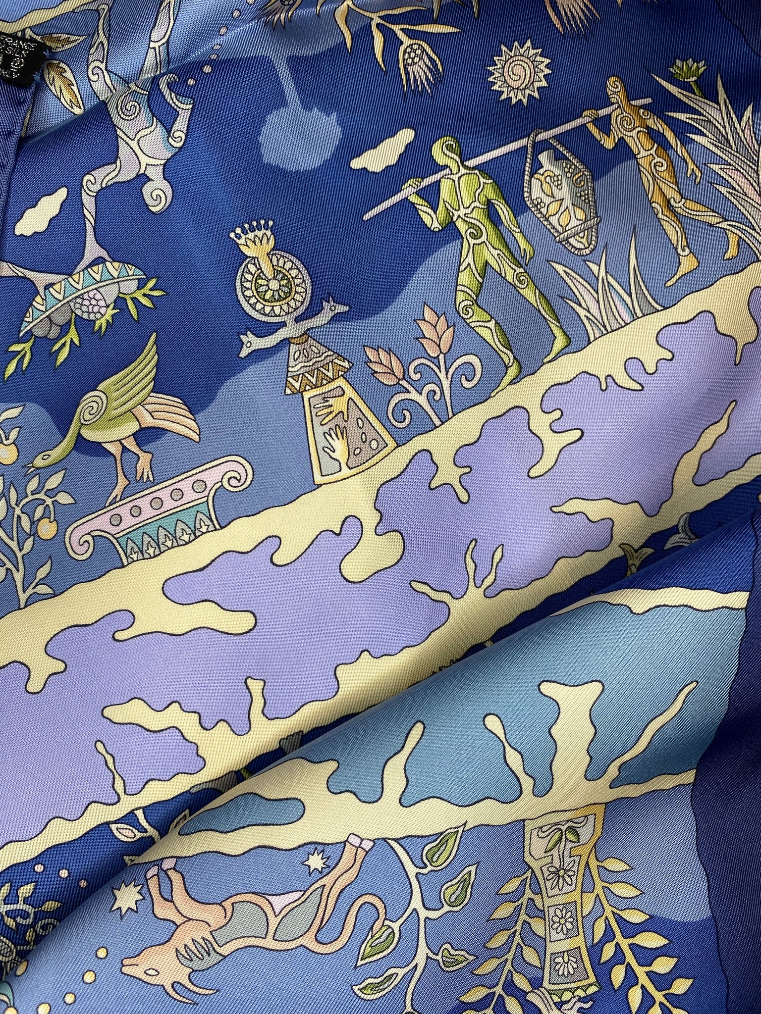 'Rives Fertiles' Silk Scarf