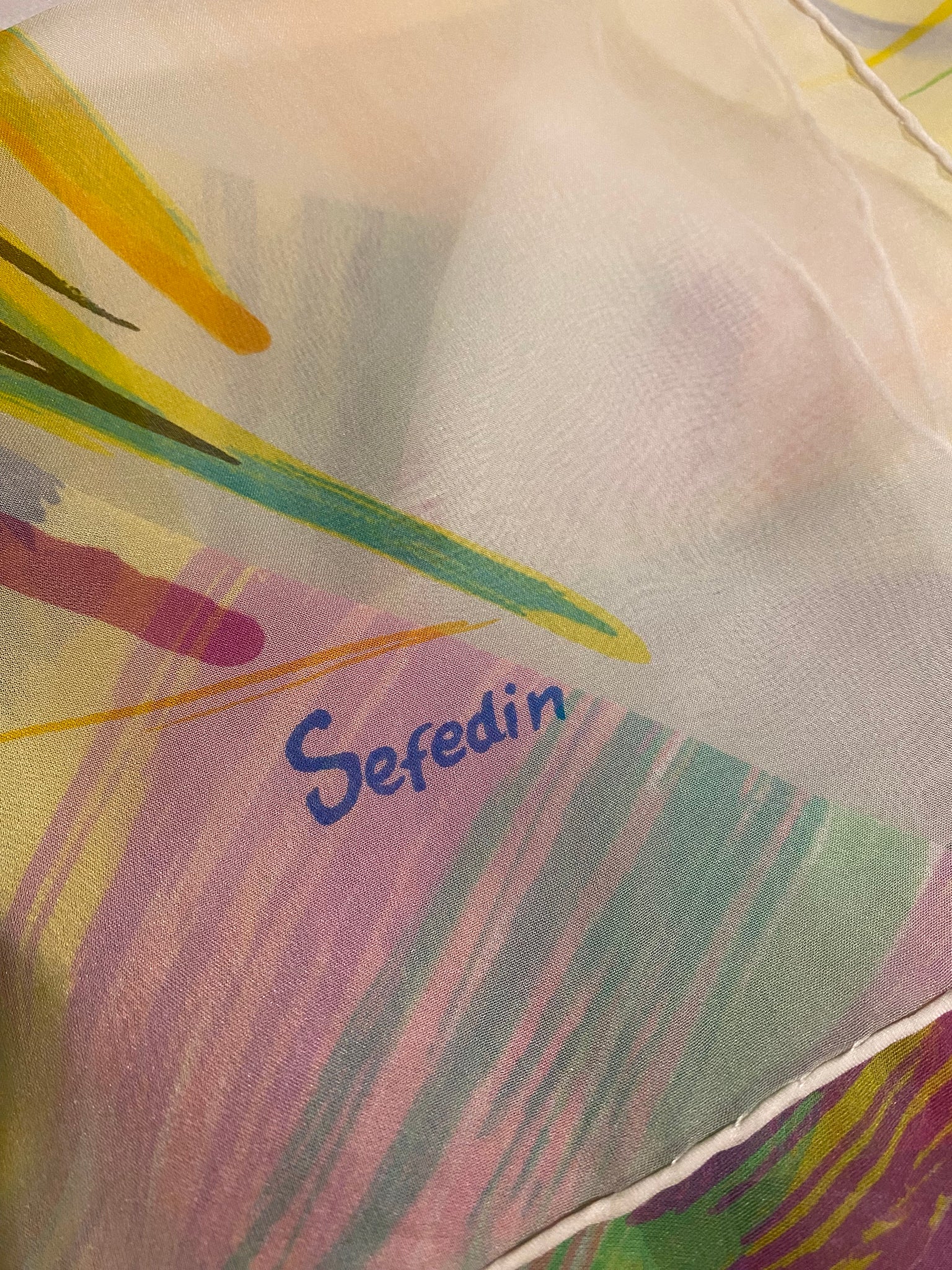 La Tour Eiffel S'envole Chiffon Silk Shawl