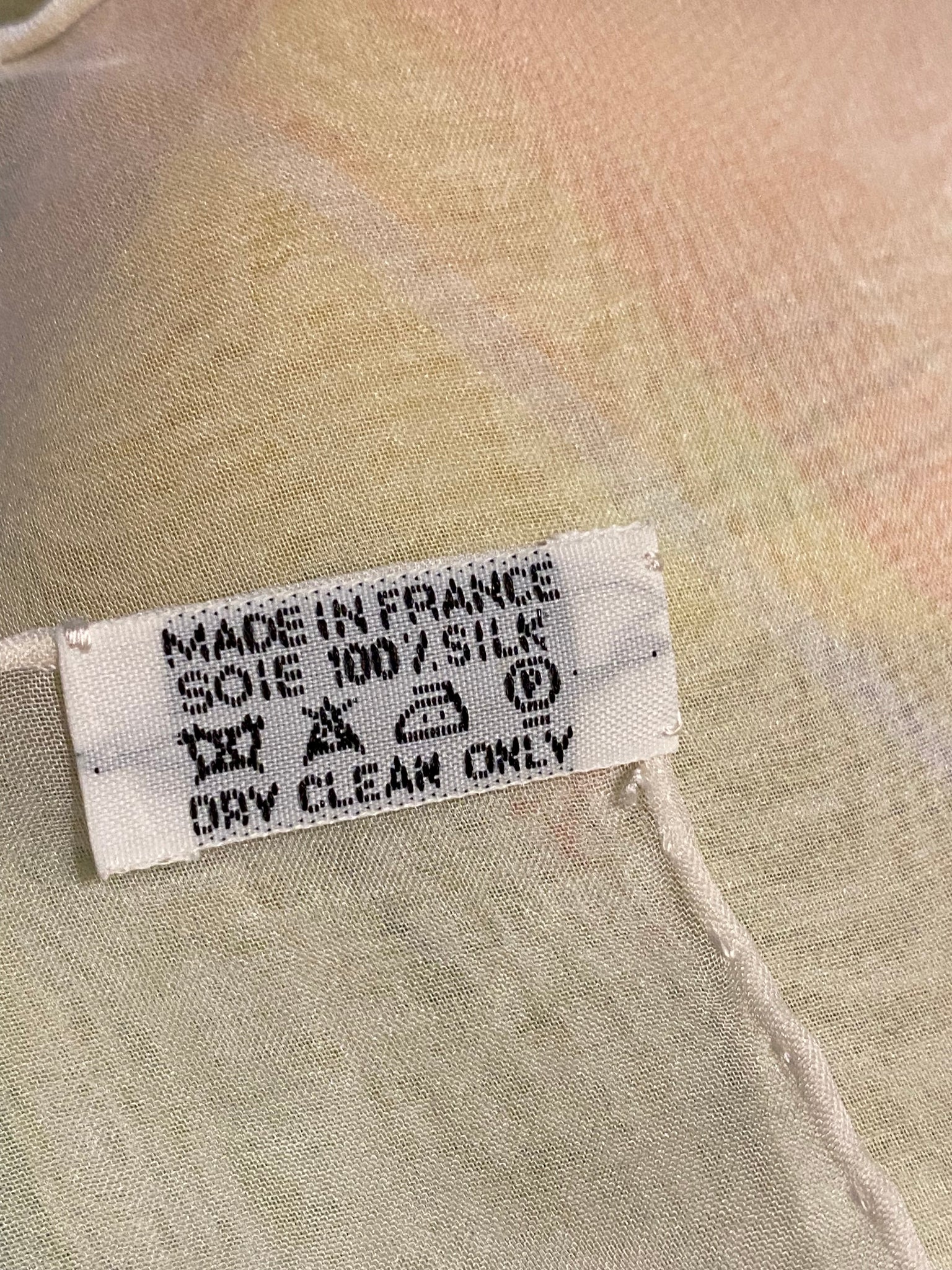 La Tour Eiffel S'envole Chiffon Silk Shawl