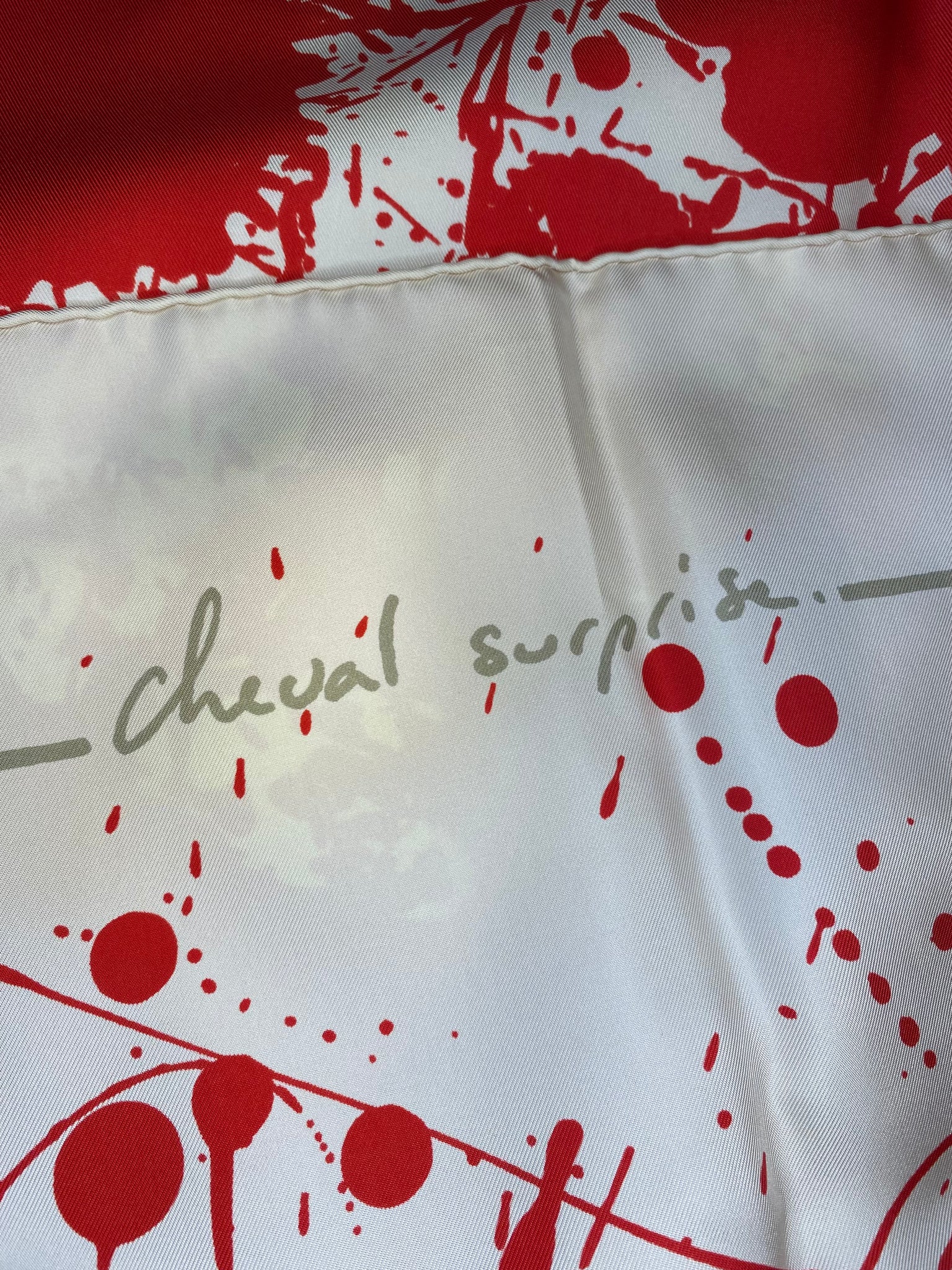 'Cheval Surprise' Silk Scarf