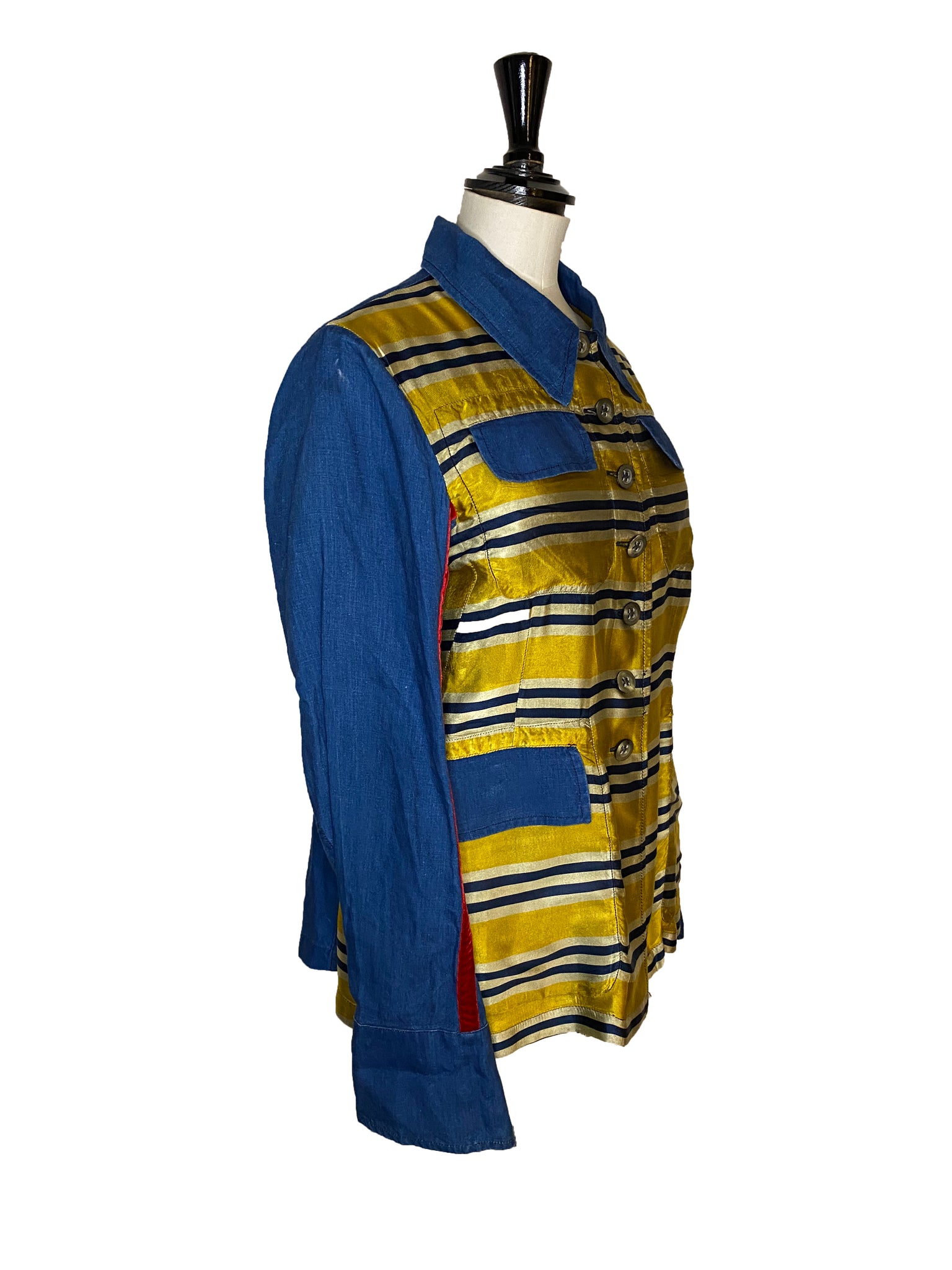 Vintage Silk and Linen Trouser Suit