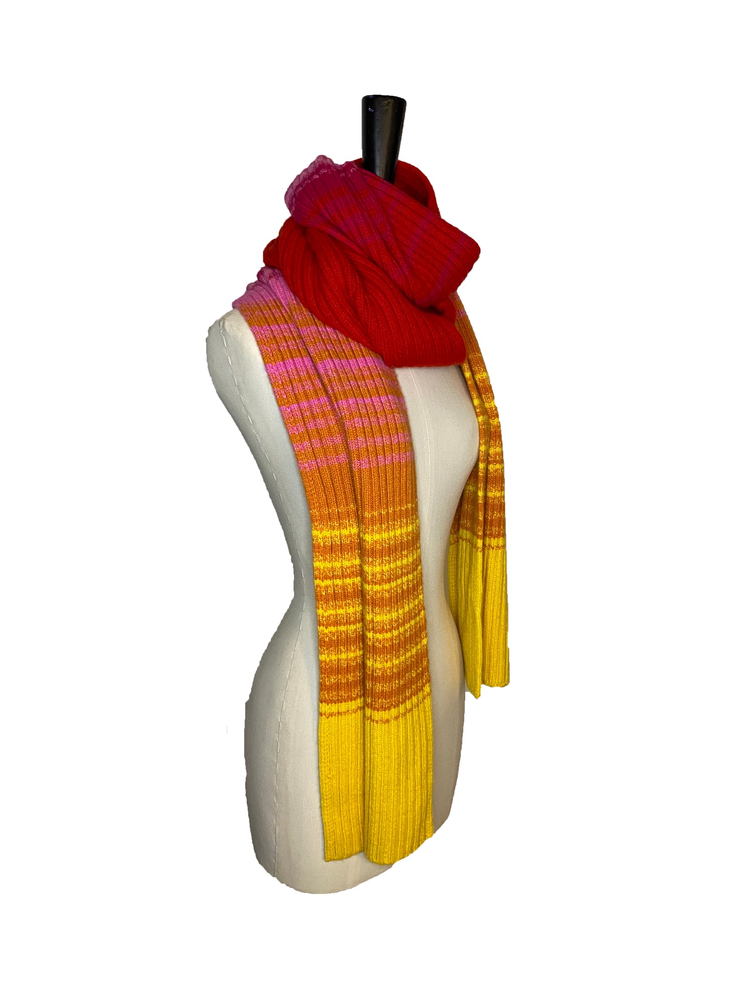 Striped Cashmere Scarf