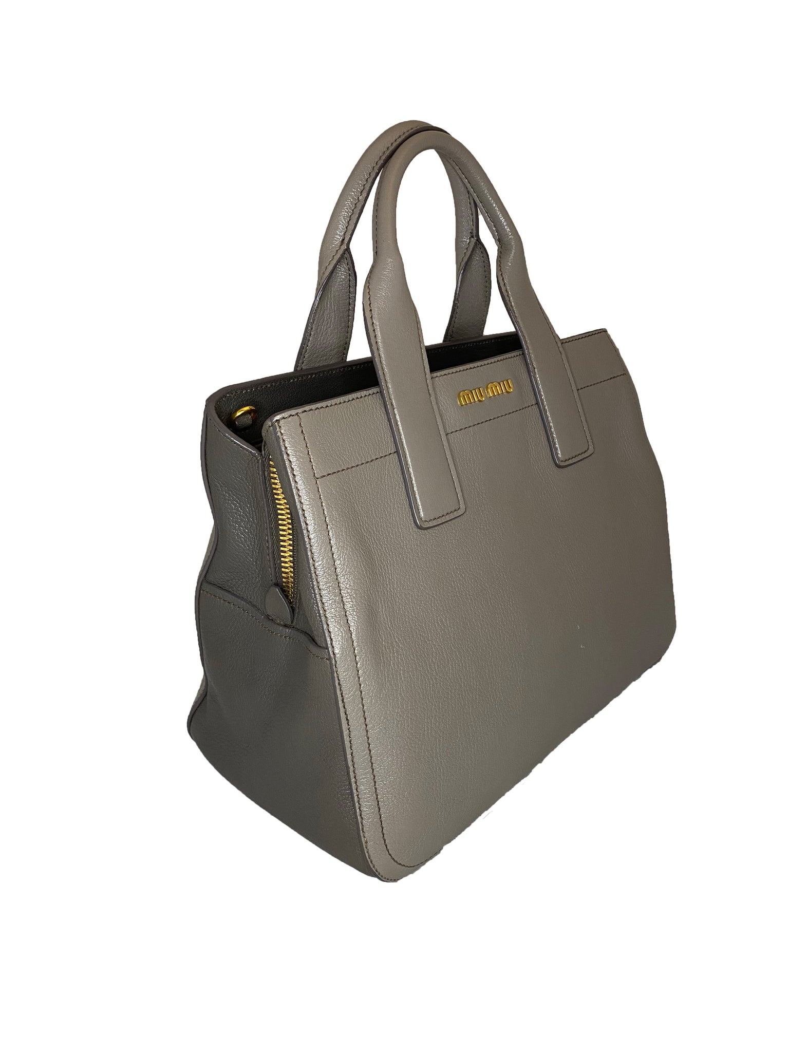 Vitello Bi Colore Satchel Bag
