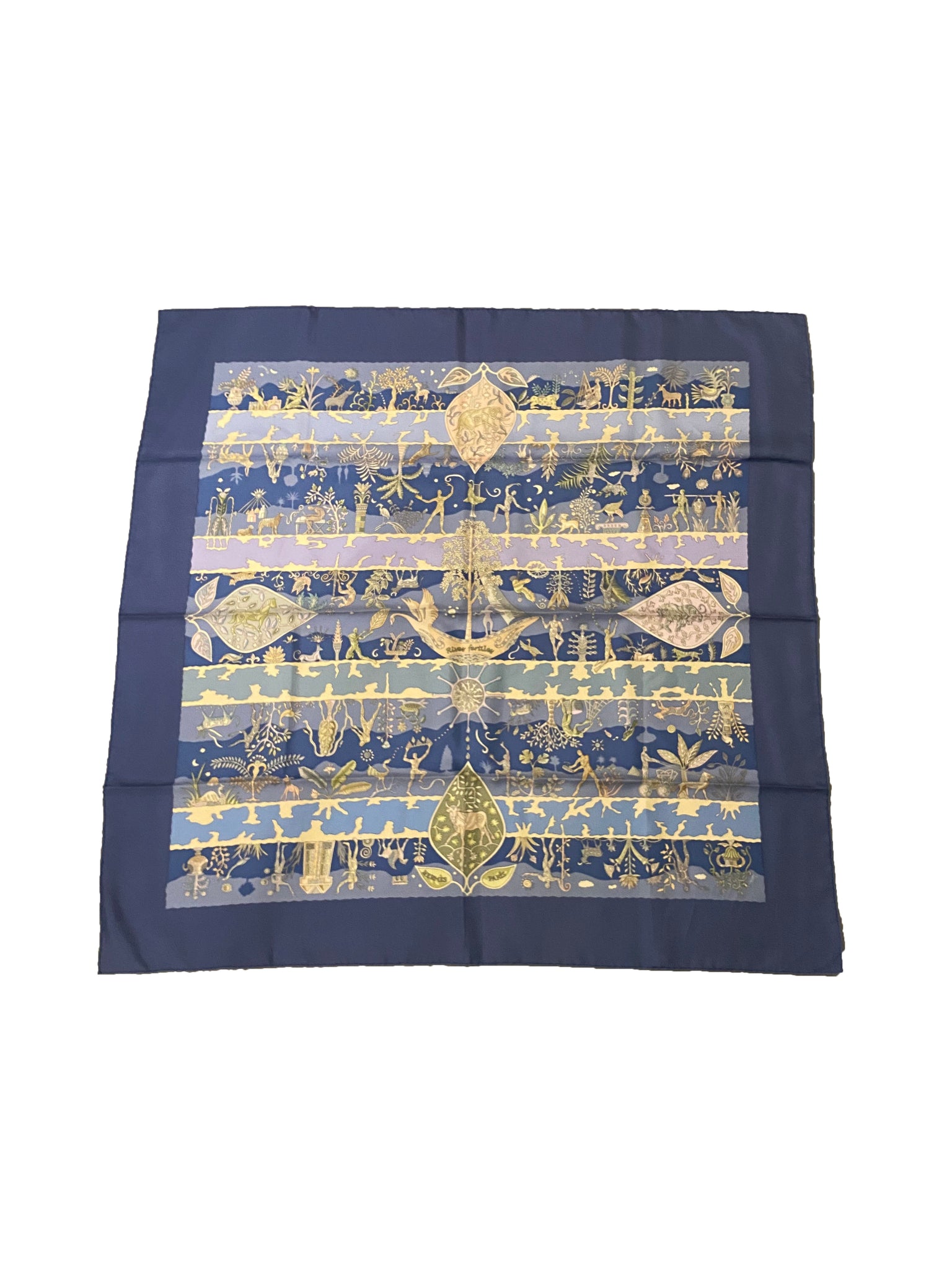 'Rives Fertiles' Silk Scarf