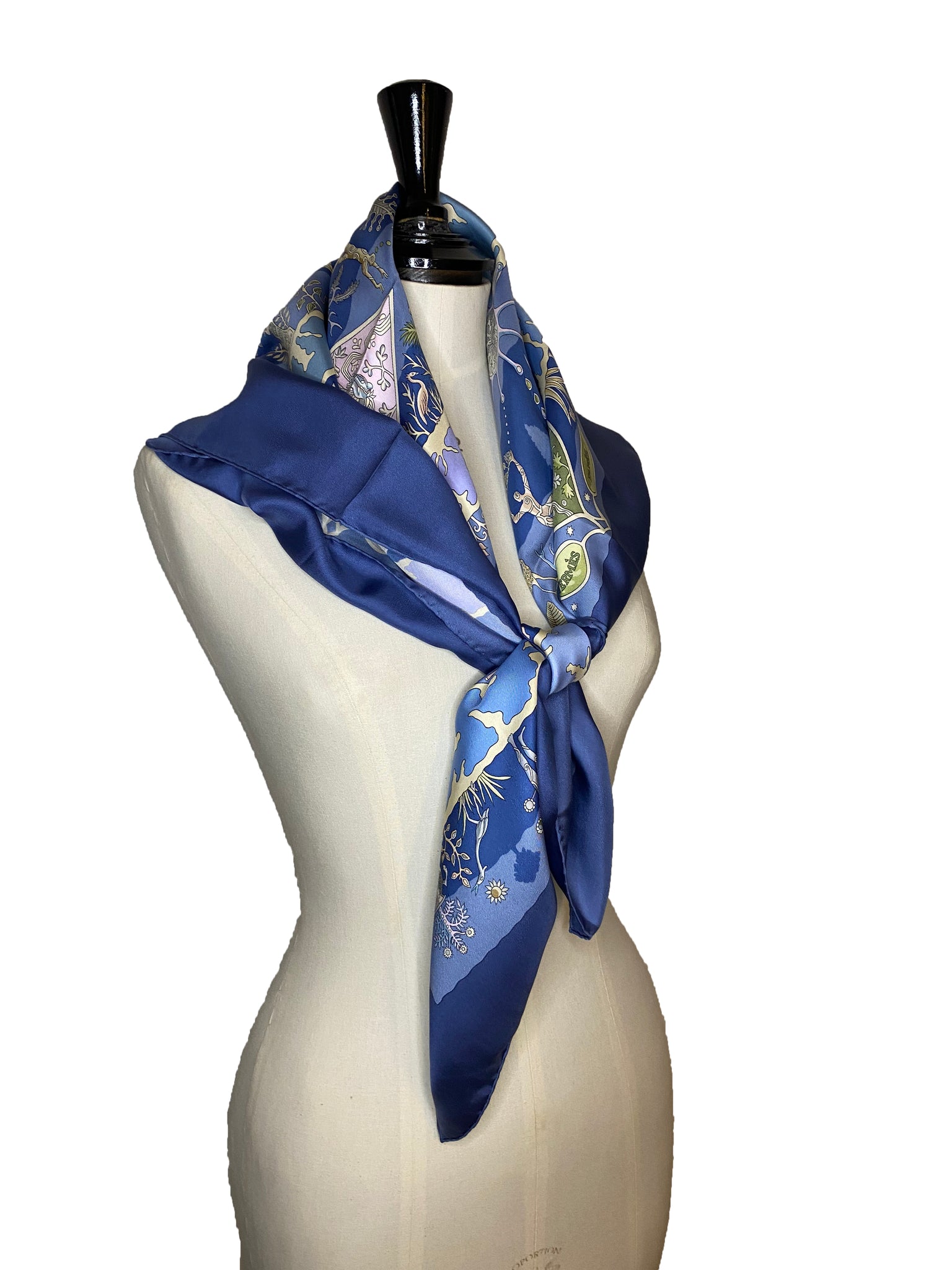 'Rives Fertiles' Silk Scarf