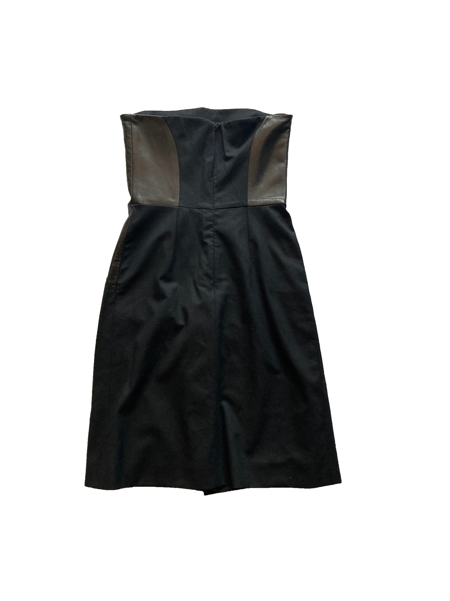Vintage Wool and Leather Playsuit