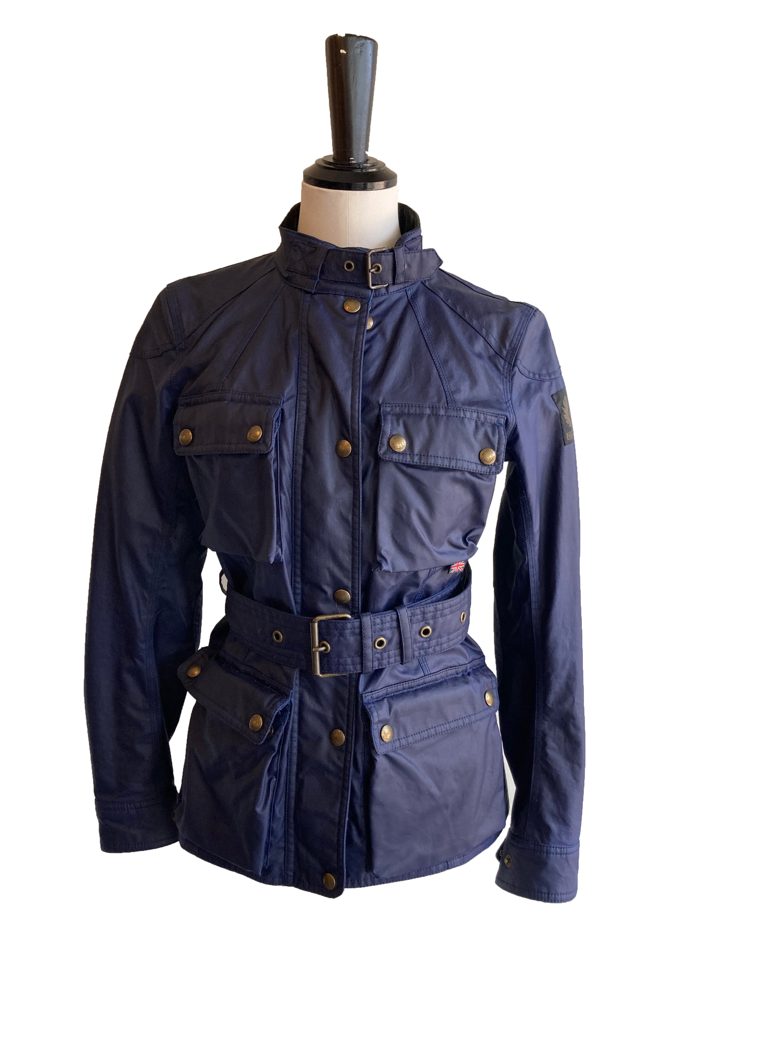 Belstaff navy roadmaster sales jacket