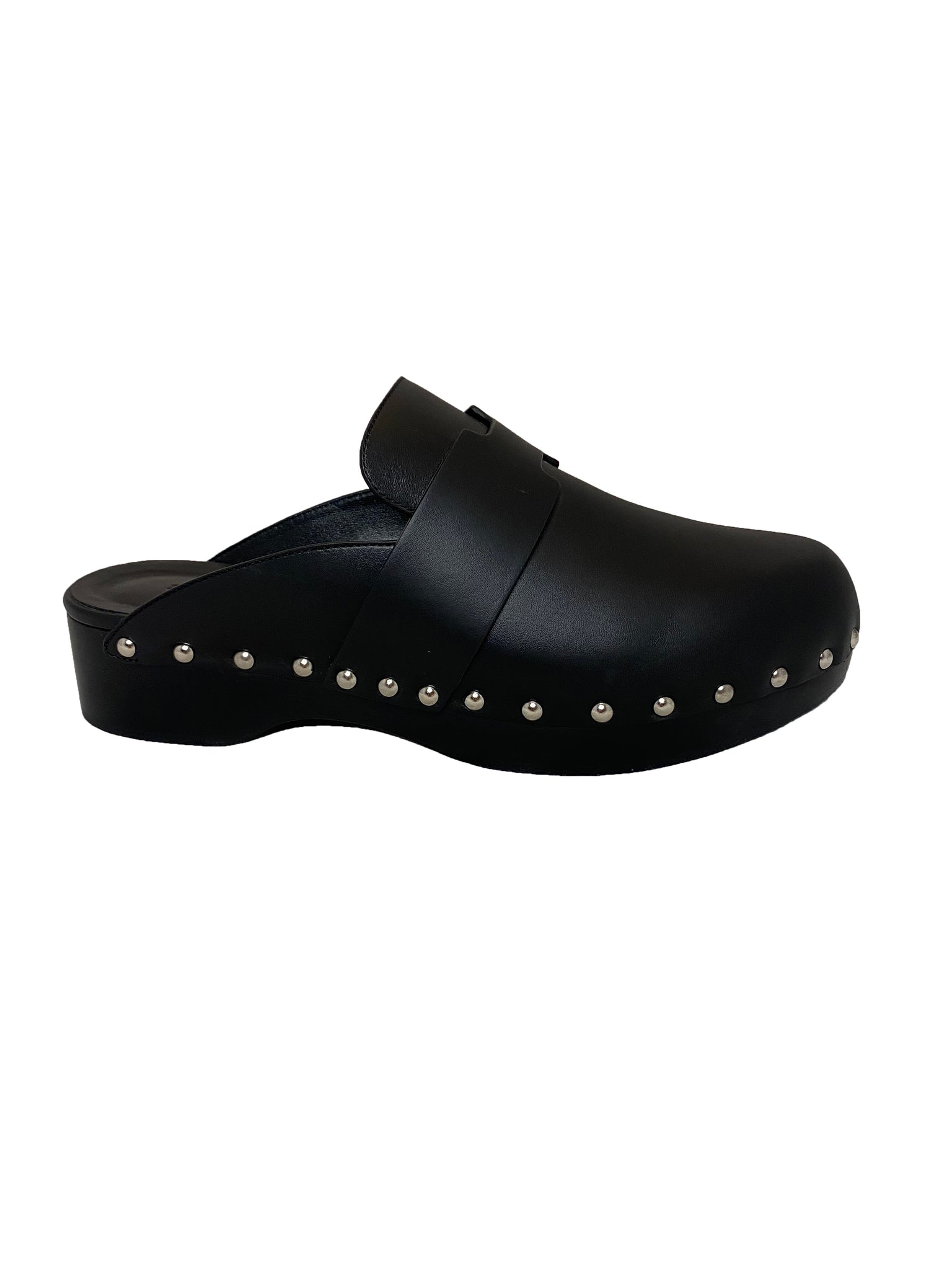 Calya Leather Clogs