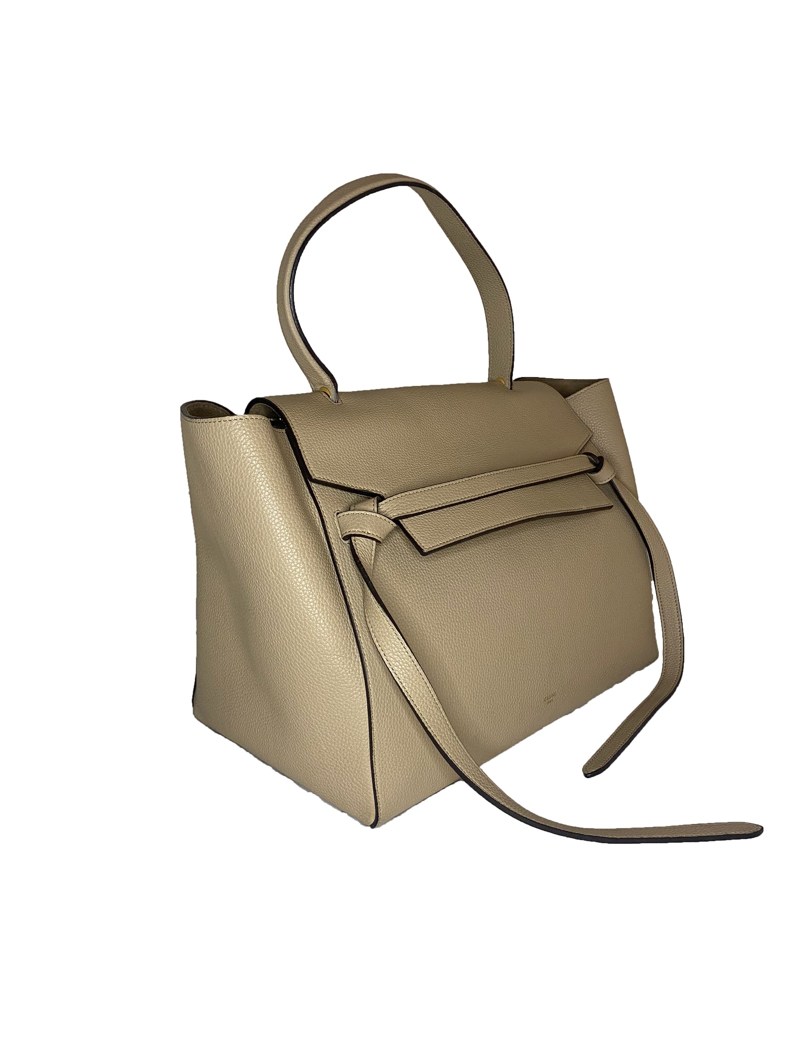 Drummed Calfskin Belt Bag