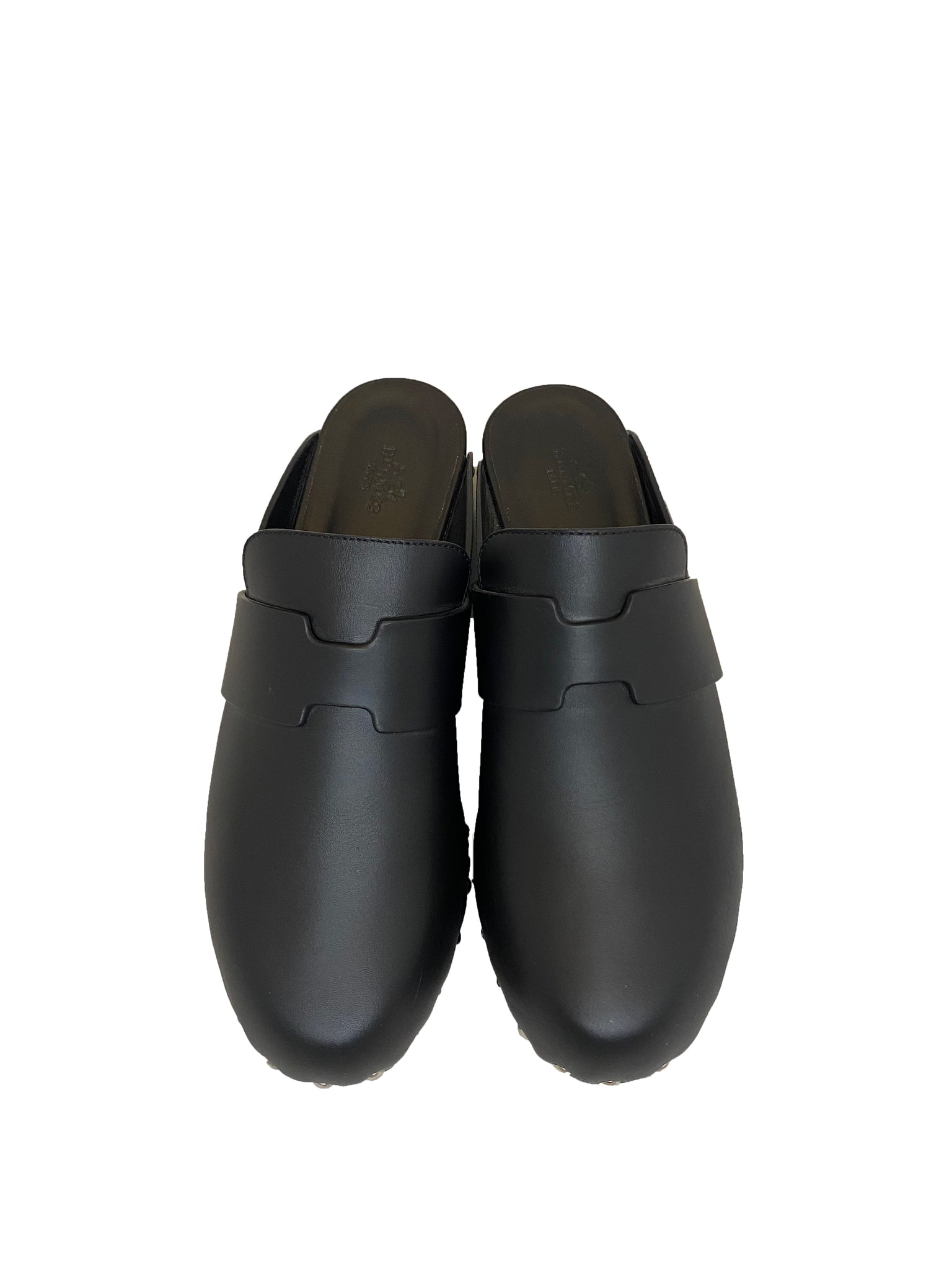 Calya Leather Clogs