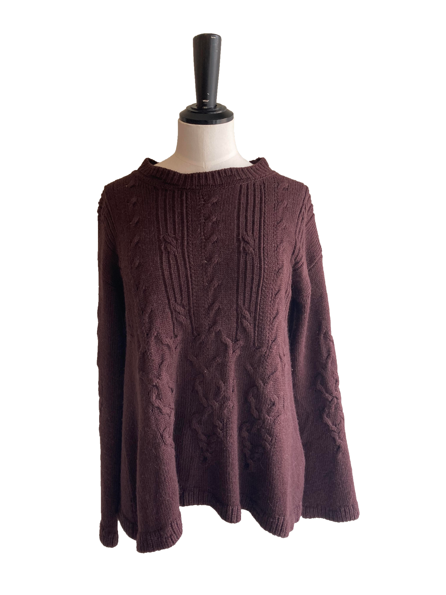 Wool Cable Knit Sweater