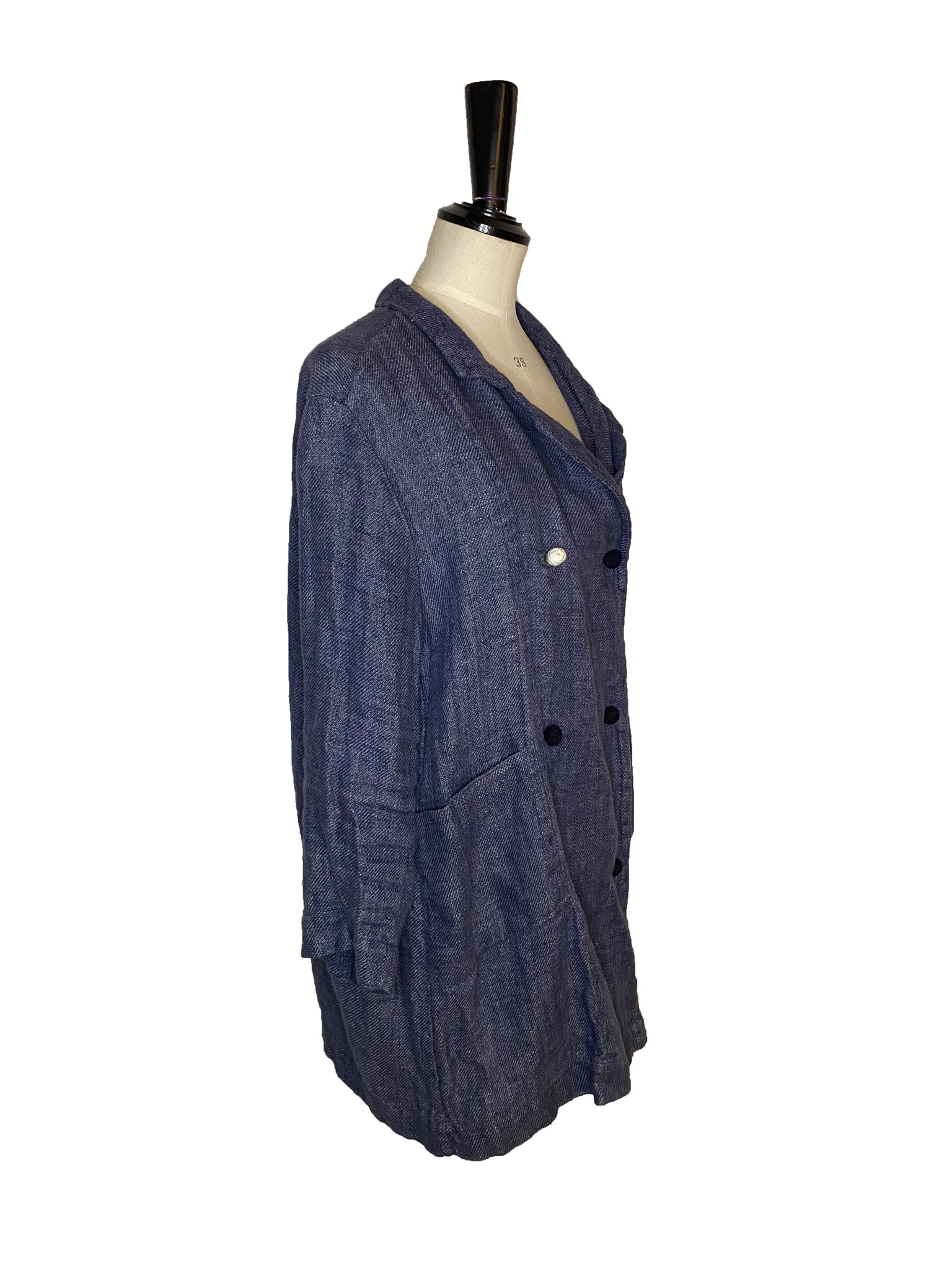 Double Breasted Linen Jacket