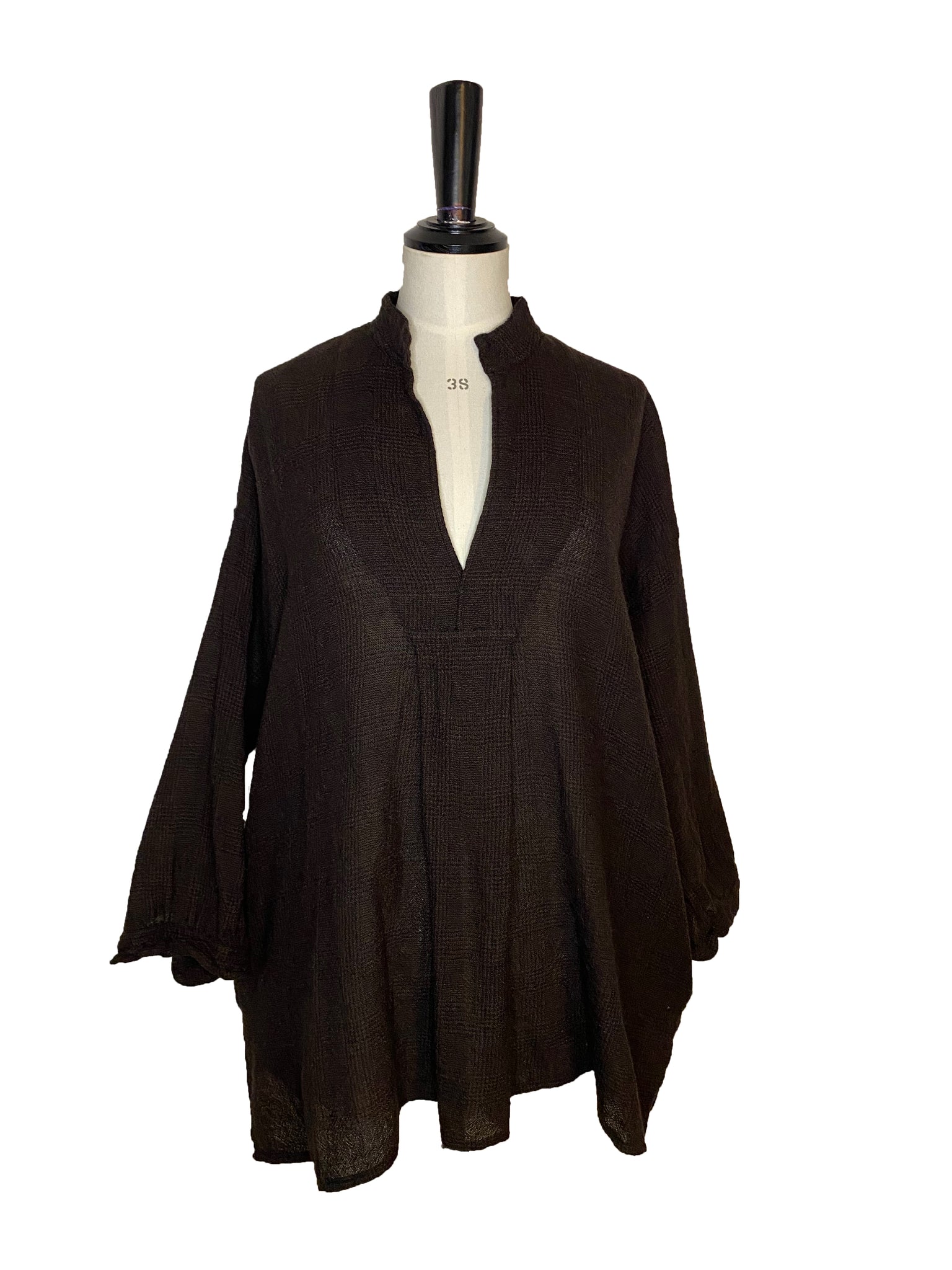 Checked Tunic Top