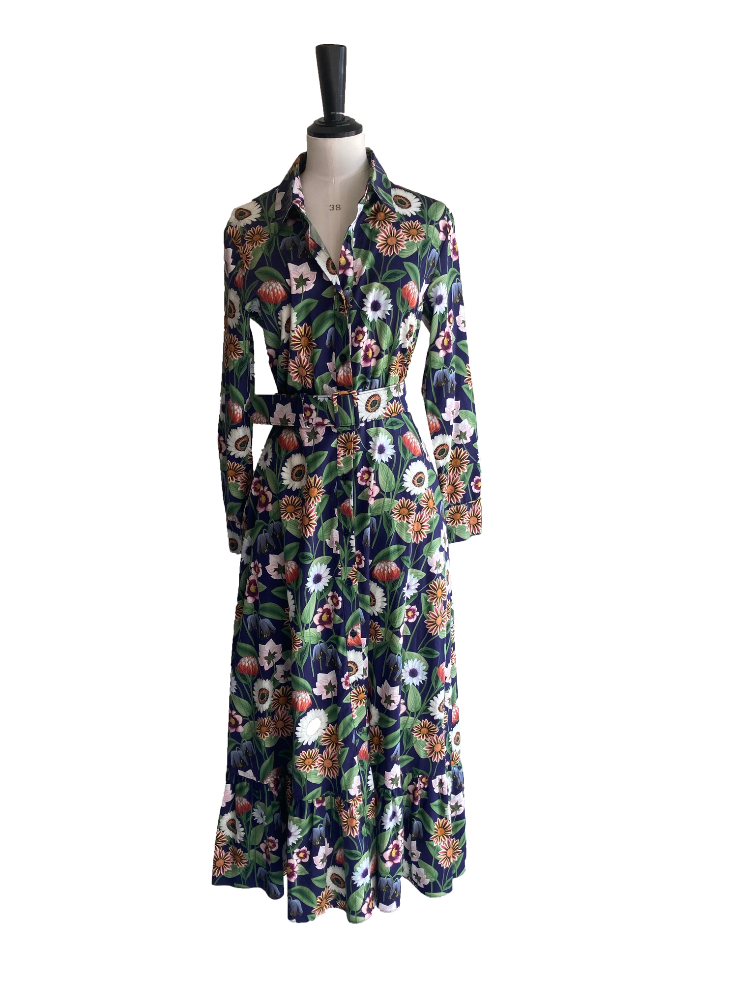 Cotton Floral Maxi Dress