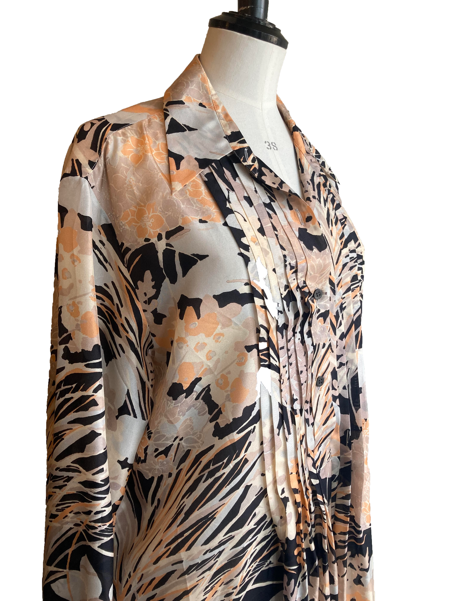 Silk Shirt Dress