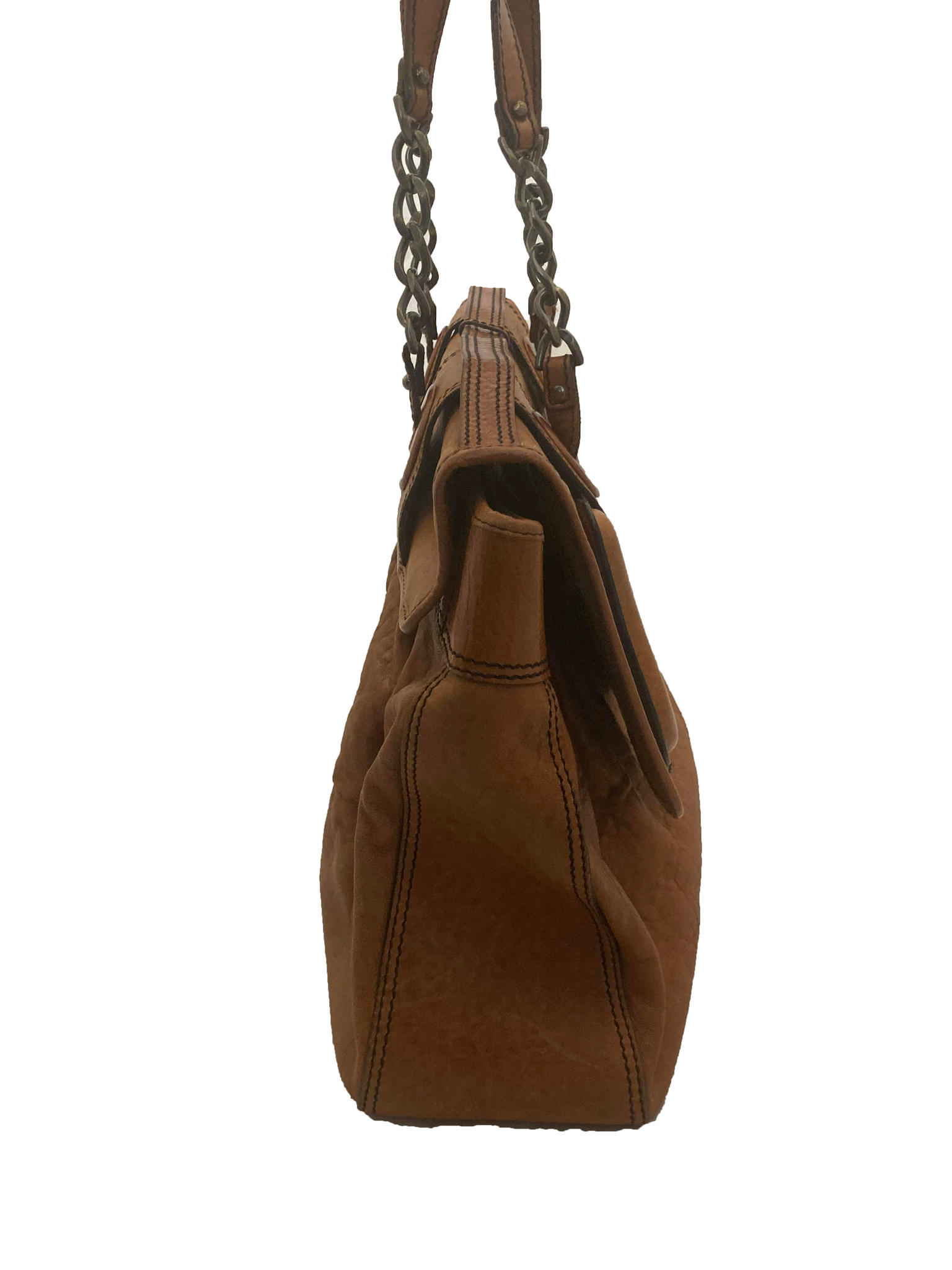 Leather B Bag