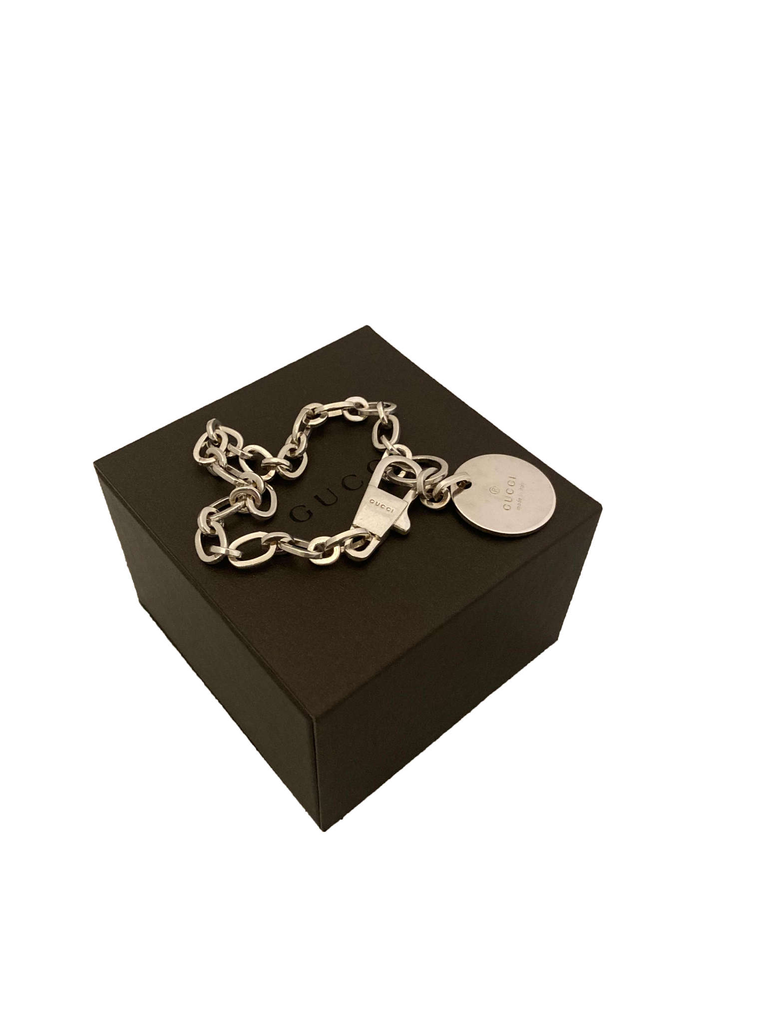 Chain Bracelet with Disk
